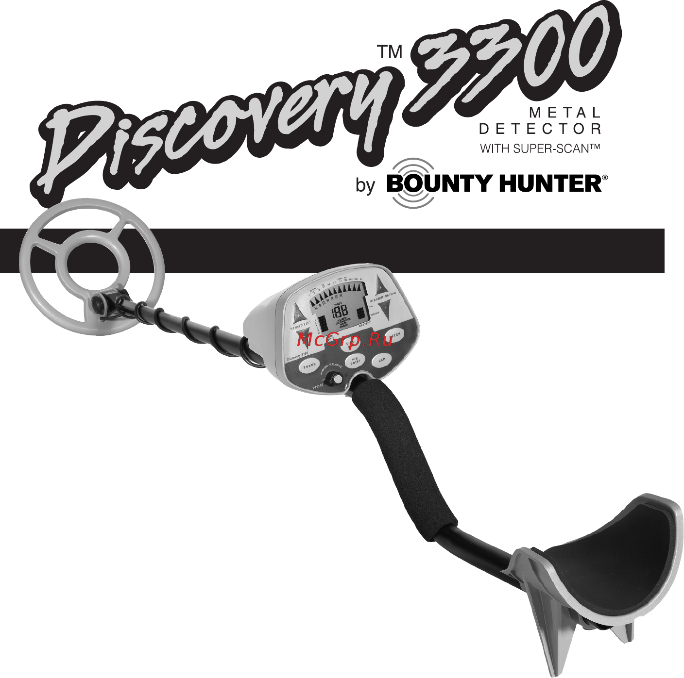 Jalas BOUNTY HUNTER DISC33-R Discovery 3300 Инструкция по эксплуатации онлайн