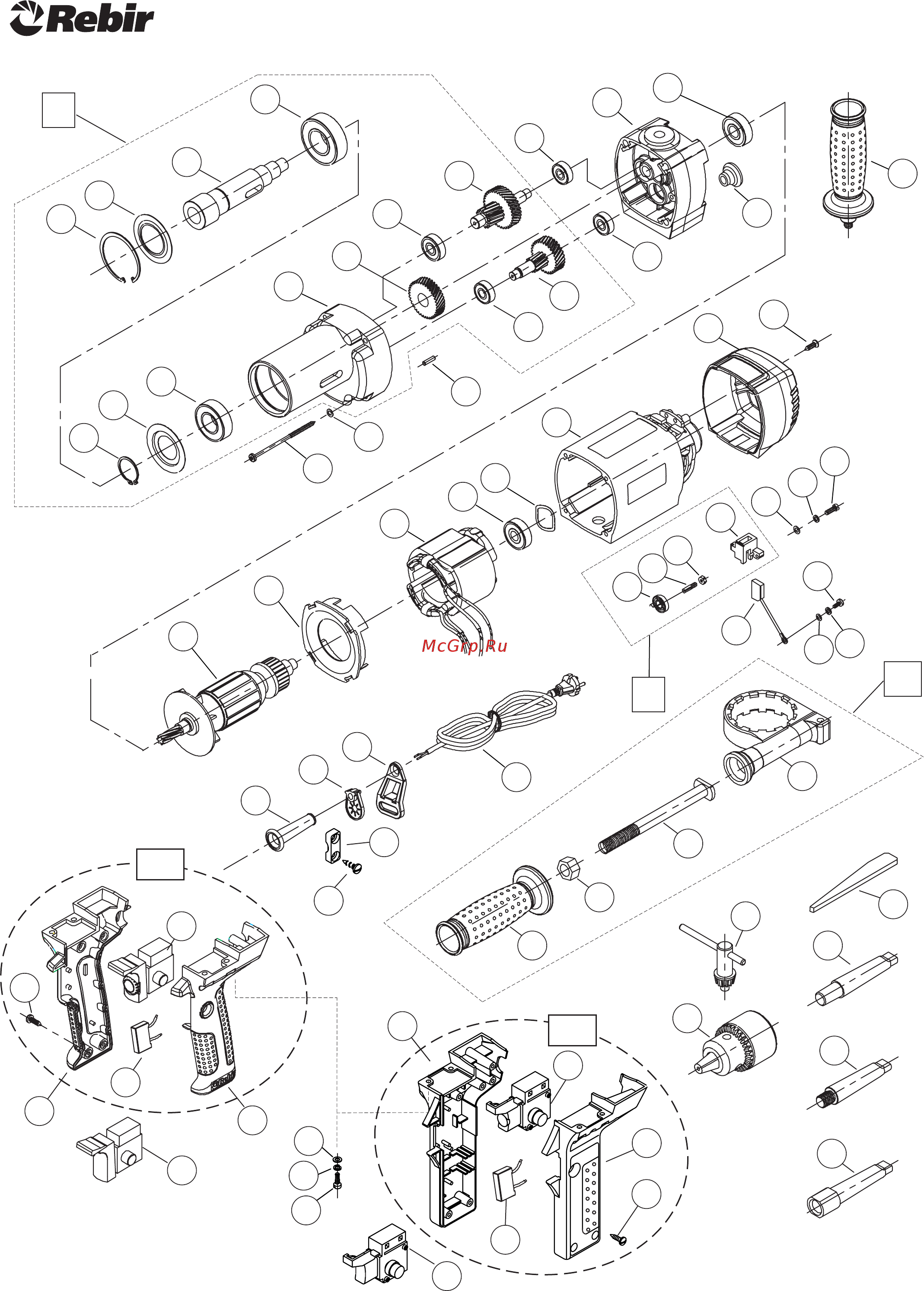 Rebir IE-1305A-16/1300ER Инструкция по эксплуатации онлайн