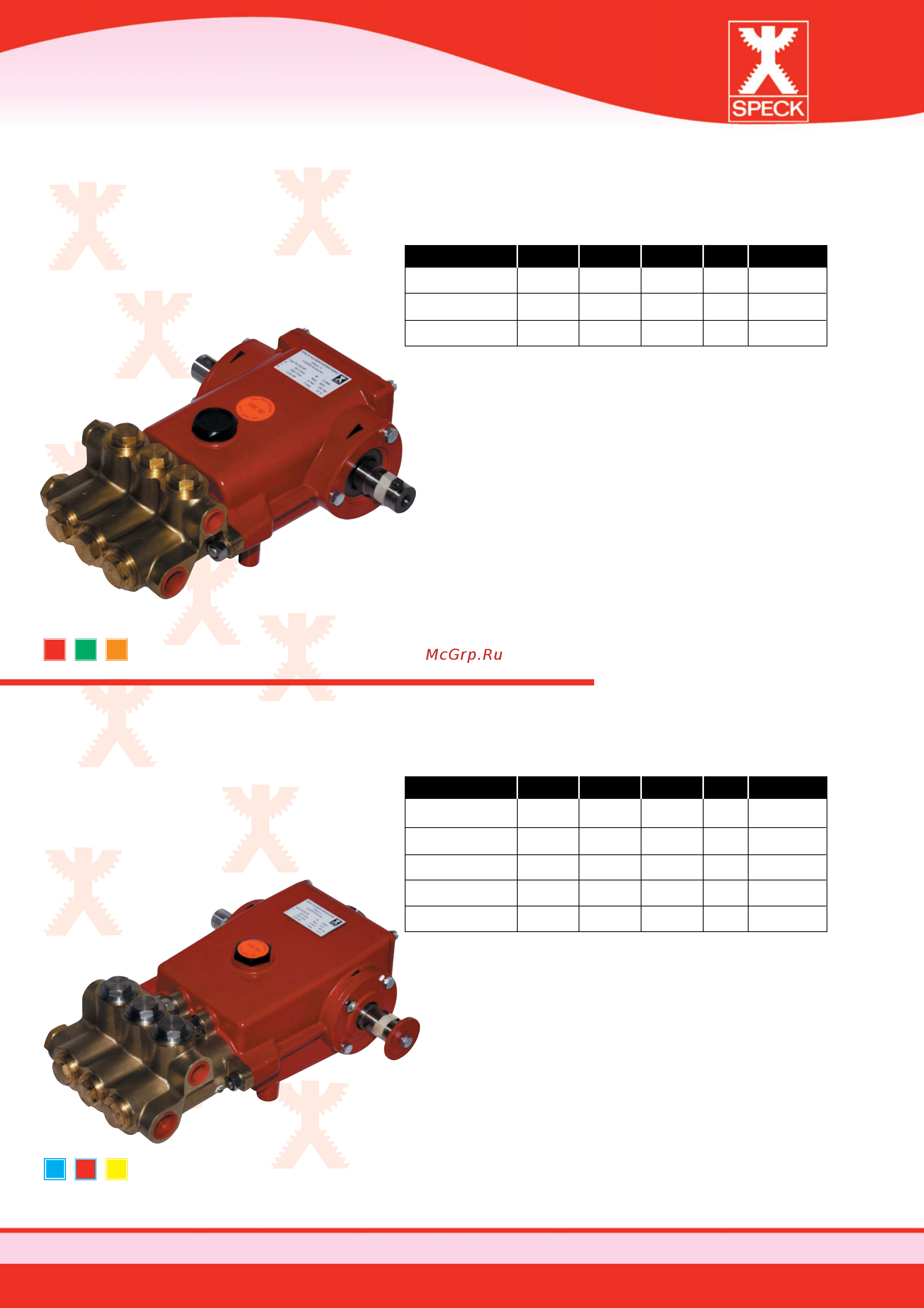SPECK Pumpen P41/58-110DK [10/68] P30 p31 range