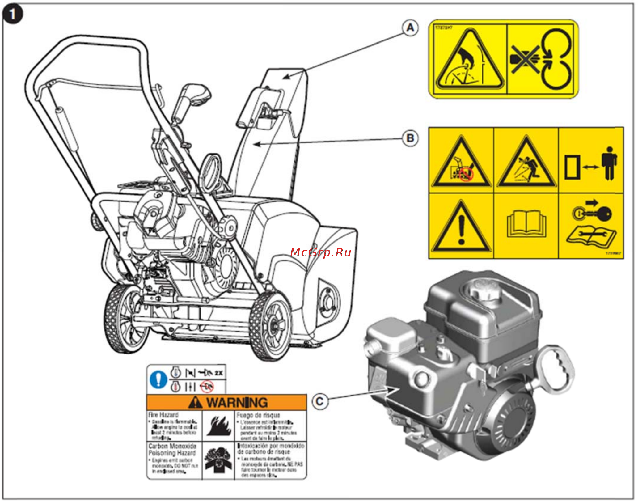 Snapper SS7522E Инструкция по эсплуатации онлайн [11/23] 517589