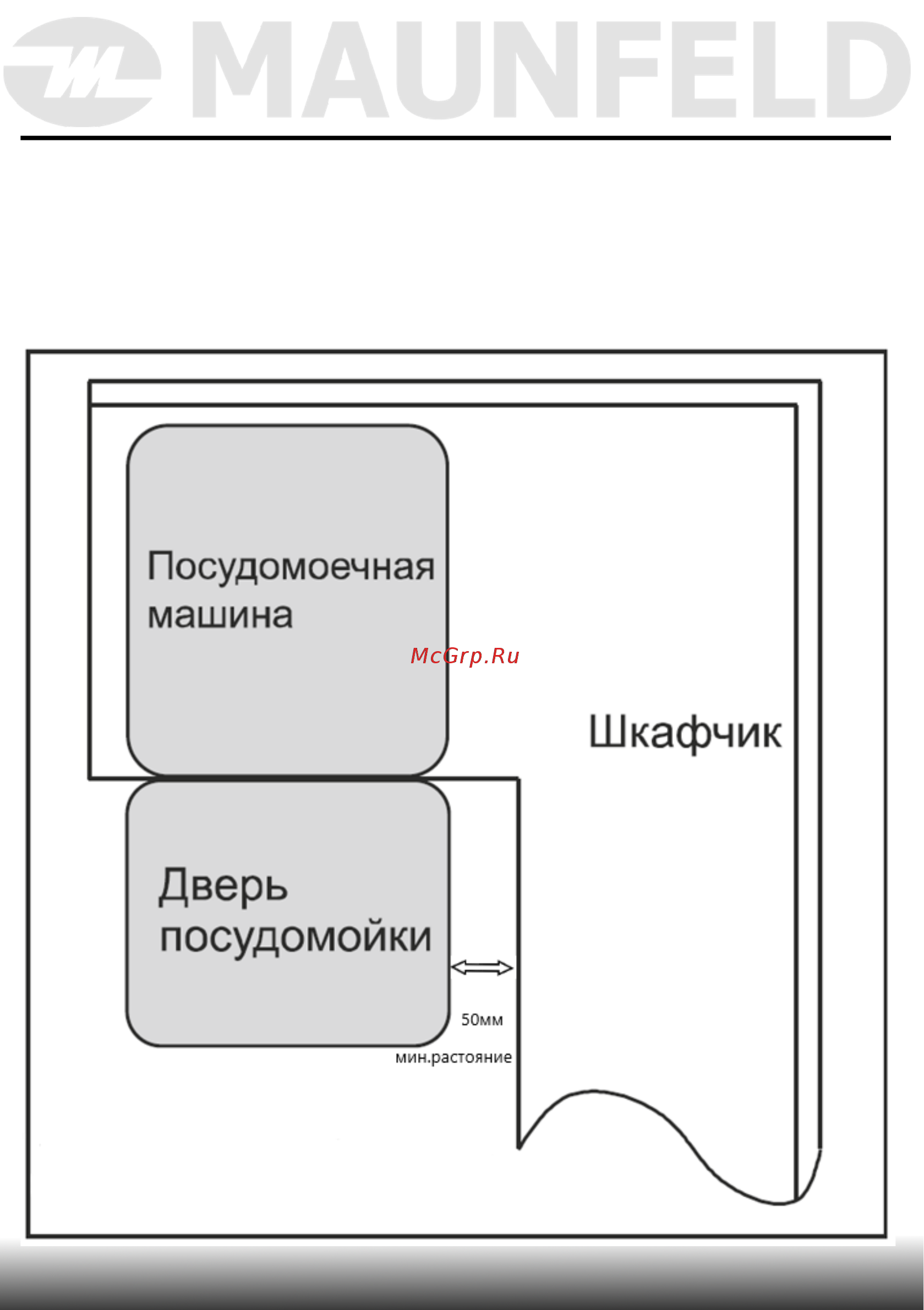 Maunfeld MWF12S [14/64] Подготовка к установке
