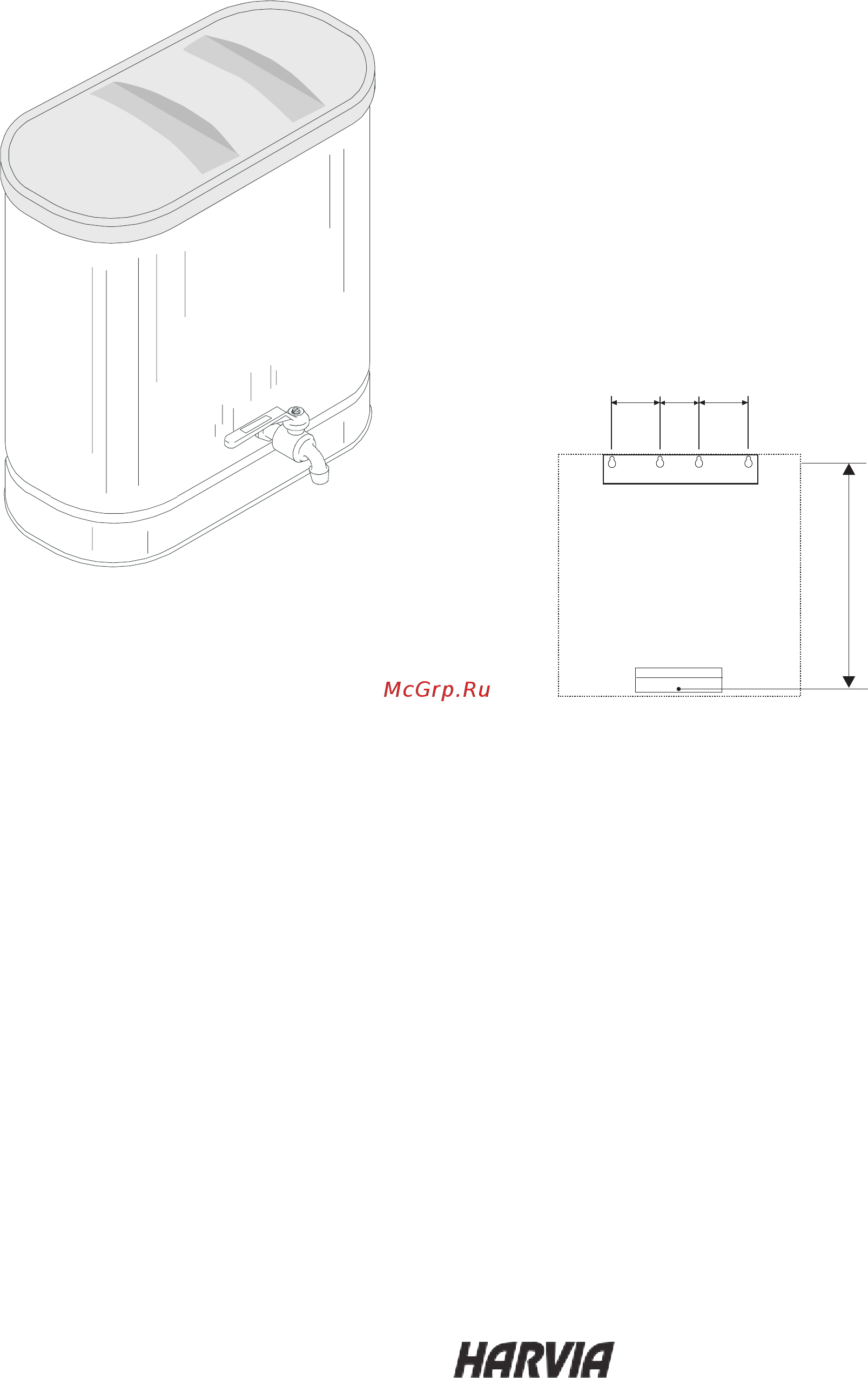 Harvia WP350ST Инструкция по эксплуатации онлайн