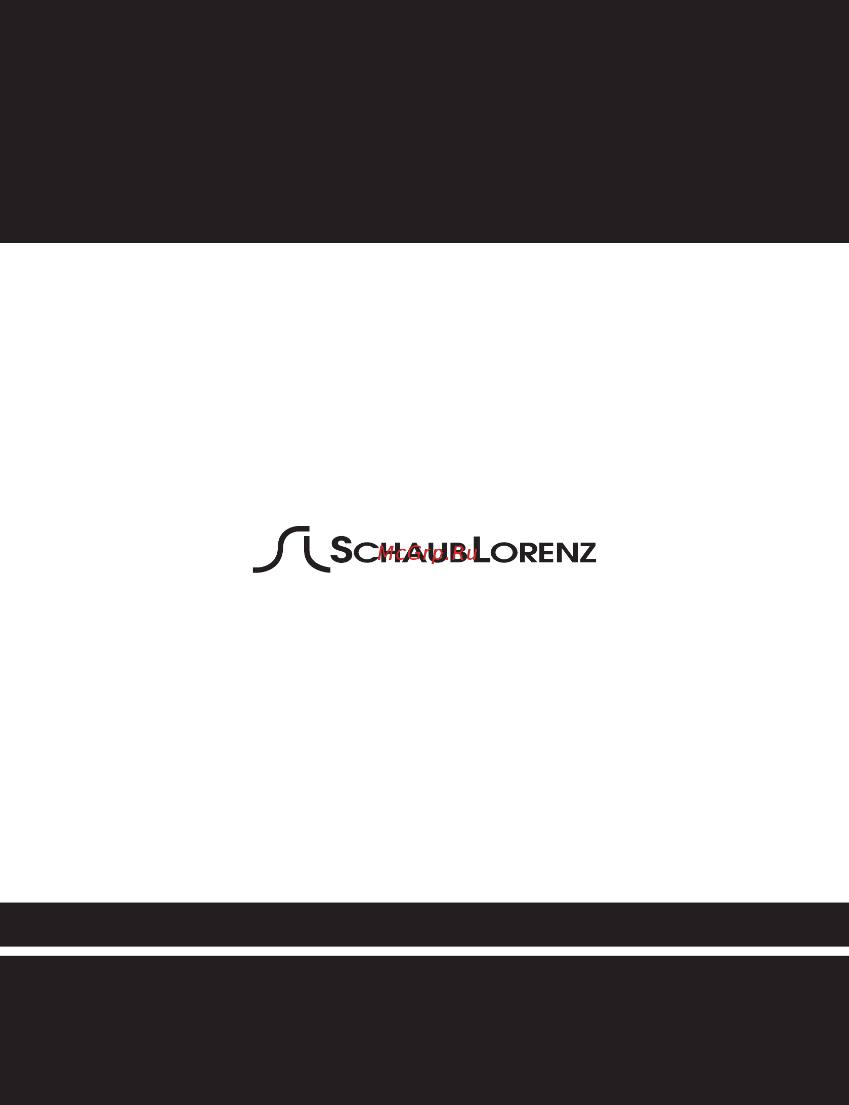 Schaub Lorenz SLU S185DV1 [20/20] Пустая страница