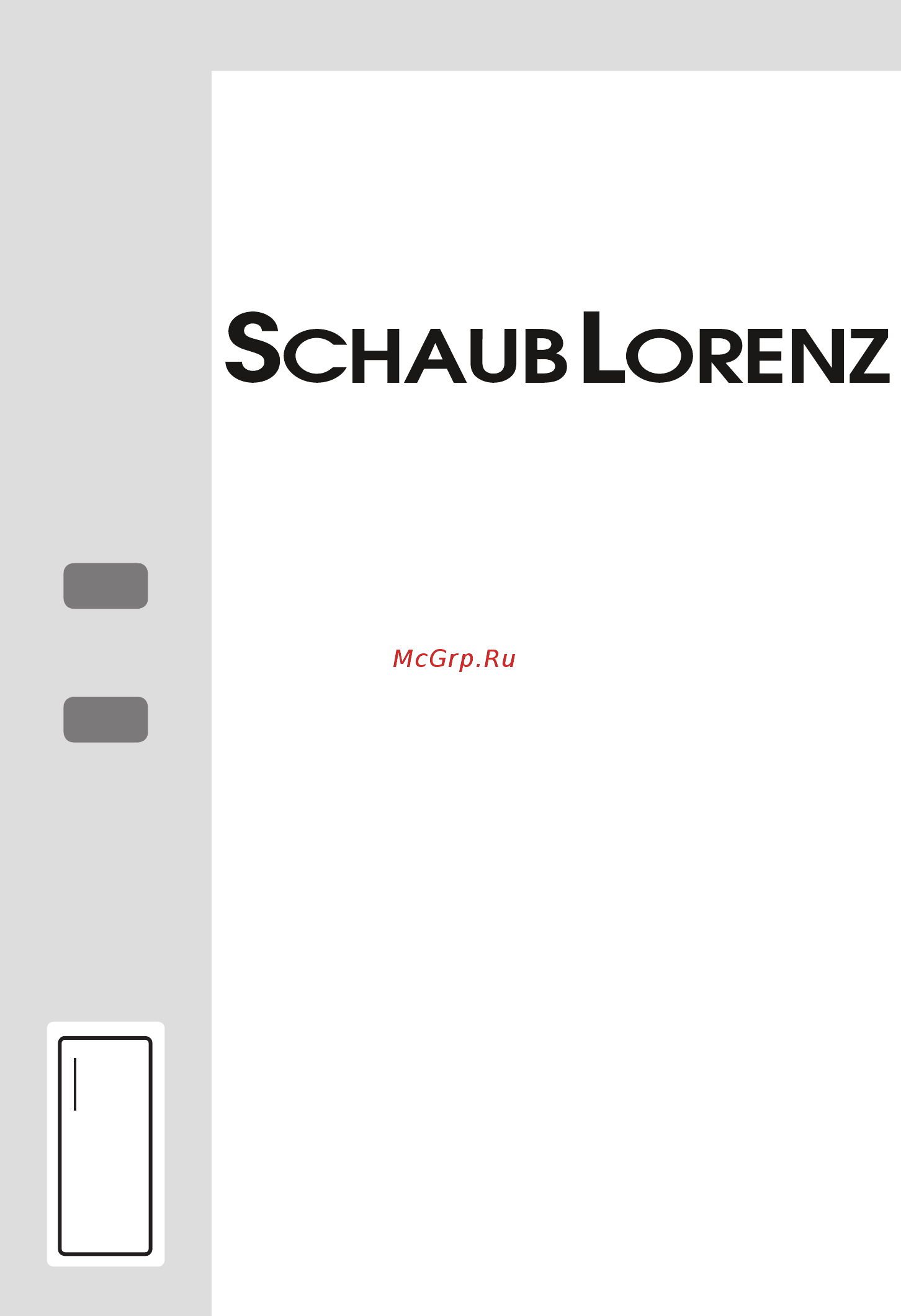 Schaub Lorenz SLU E524-1WE Инструкция SLU E524_1WE _холодильная камера SL SE310WE_ онлайн