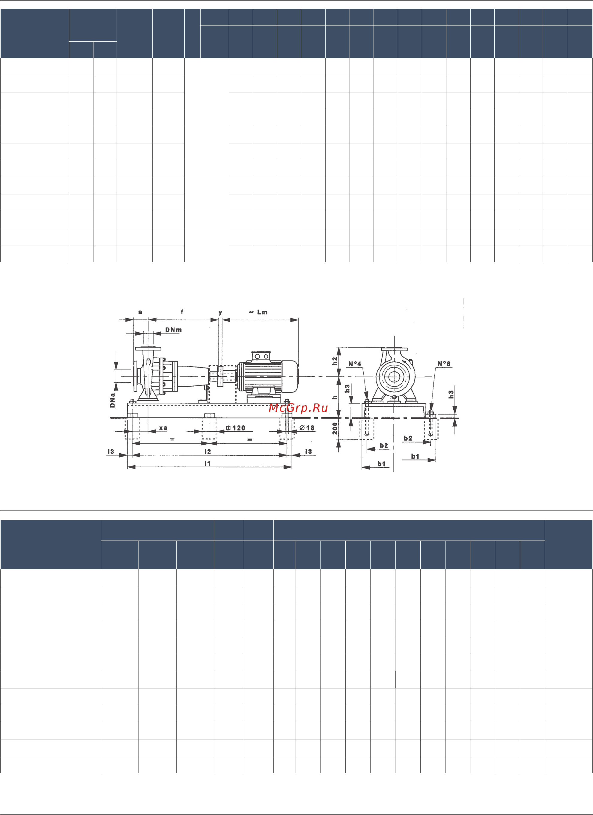Nocchi NRB4 100x200C [13/15] Nocchi standardized close coupled centrifugal pumps 2 4 pole nrb4 65