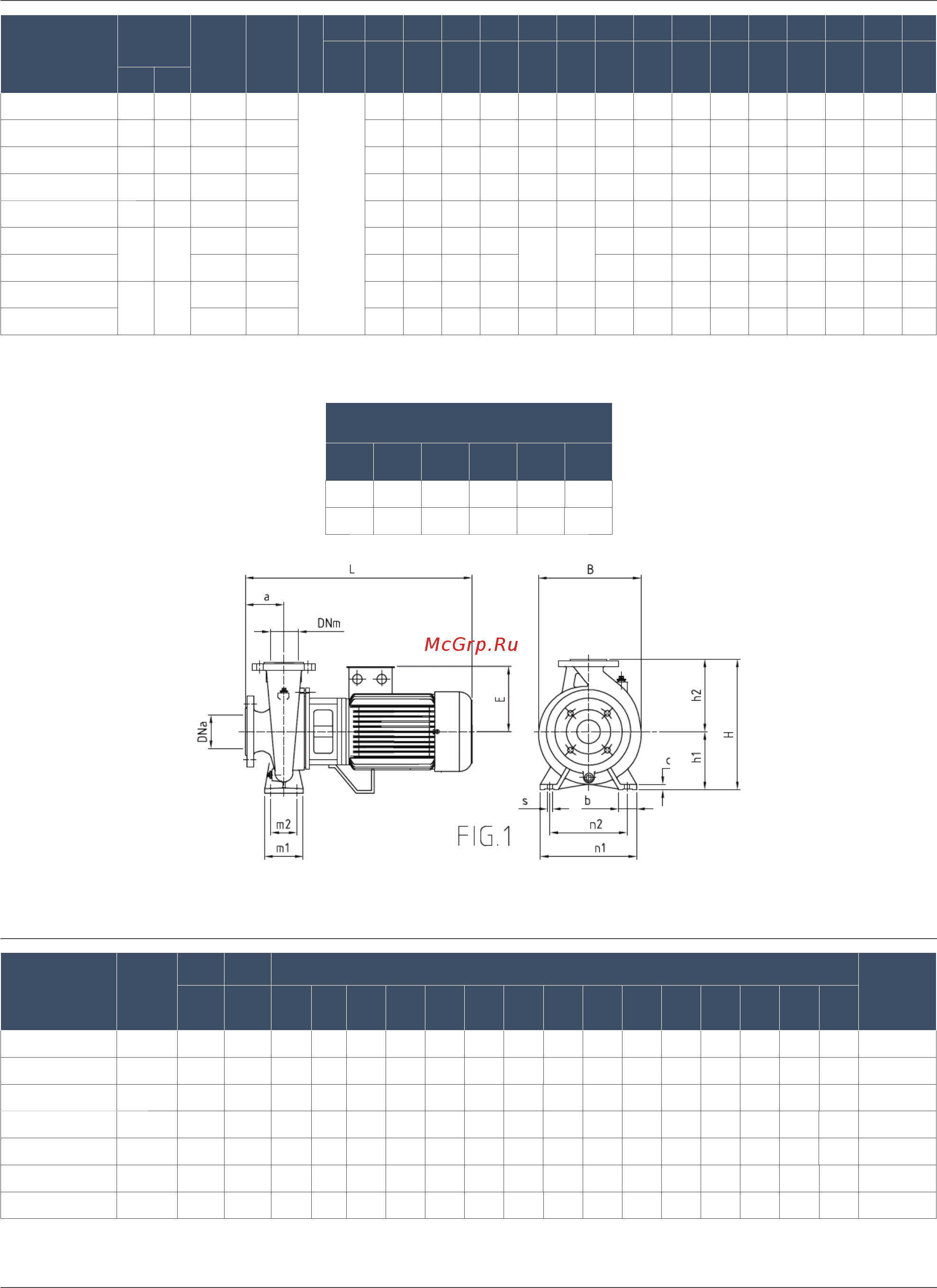 Nocchi NRM4 80x65x200X [13/17] Nocchi standardized monobloc centrifugal pumps 2 4 pole nrm4 80x65