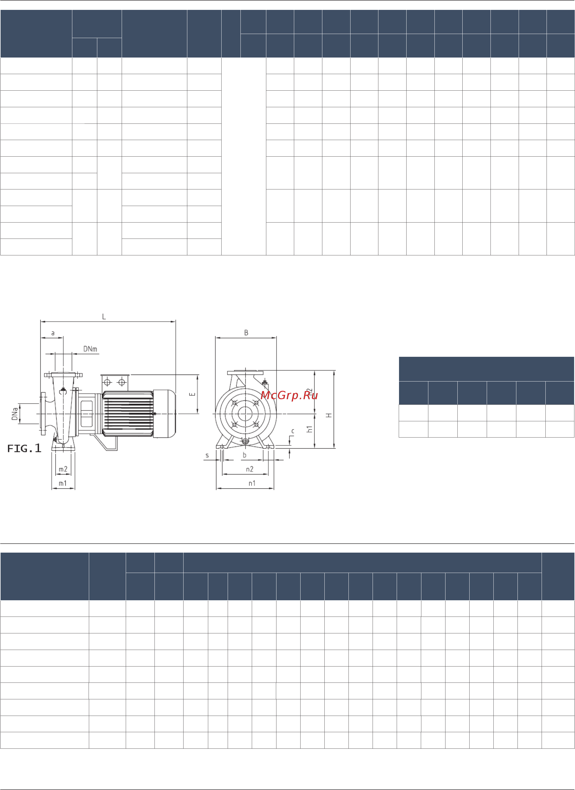 Nocchi NRM2 65X40X160A [3/17] Nocchi standardized monobloc centrifugal pumps 2 4 pole nrm2 50x32