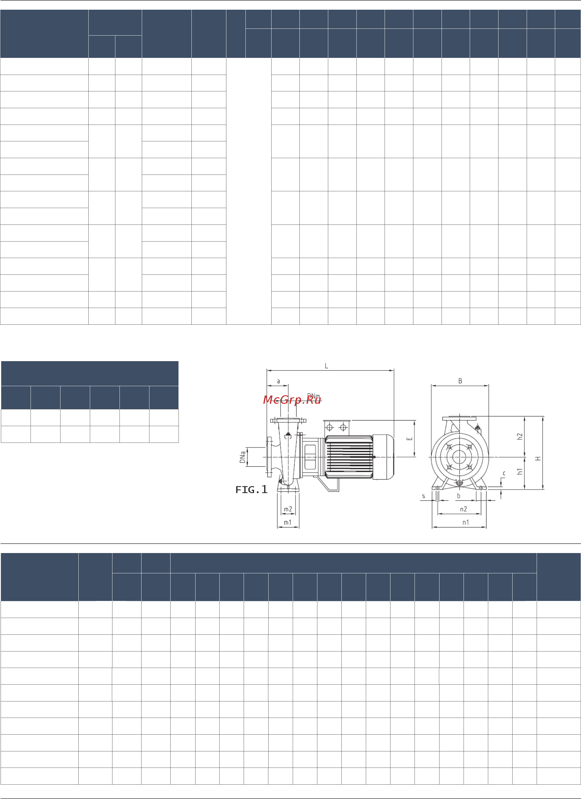 Nocchi NRM4 65x50x160Y [4/17] Nocchi standardized monobloc centrifugal pumps 2 4 pole nrm2 65x40