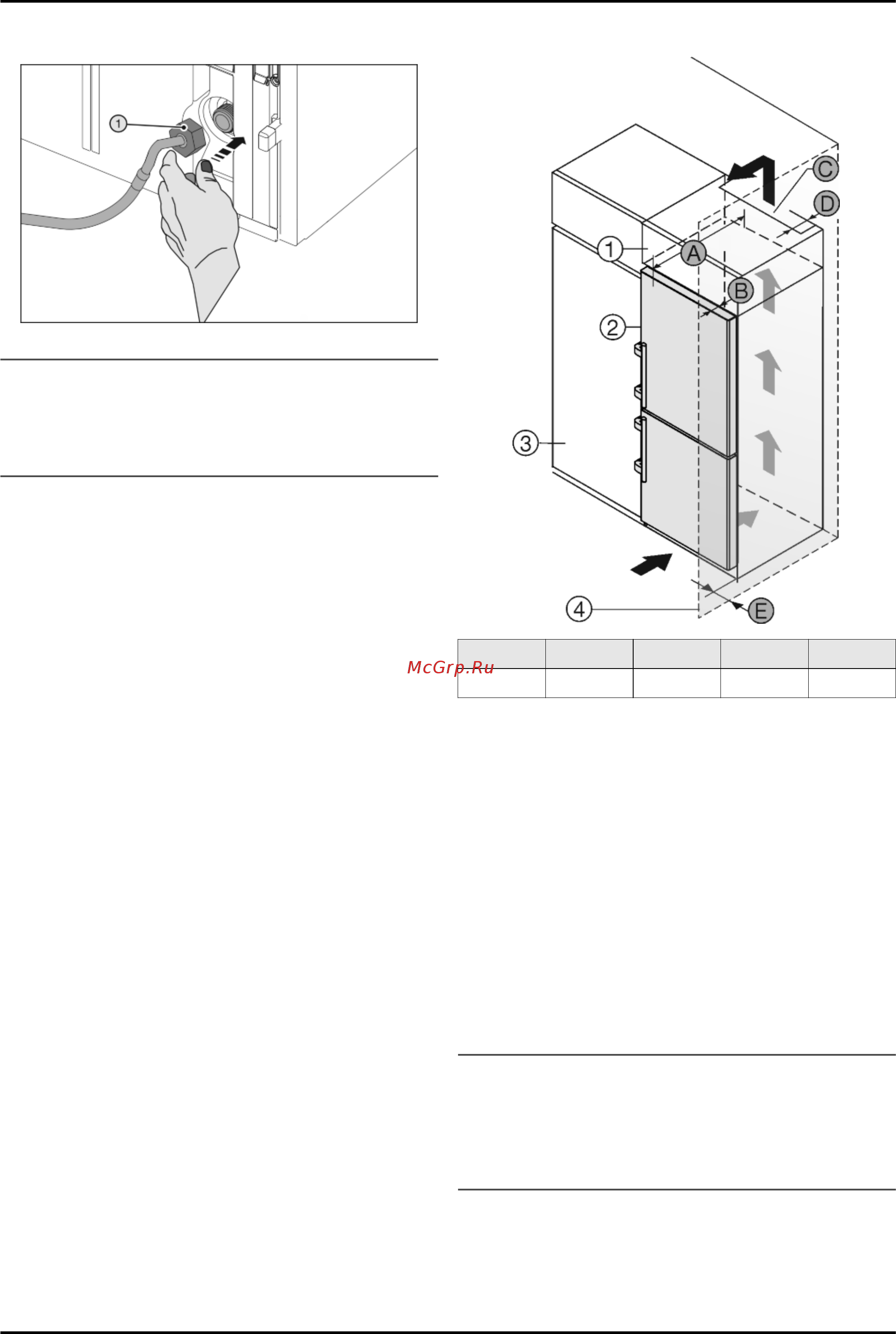 Liebherr SBNes 4285 [20/36] Установка в кухонную стенку