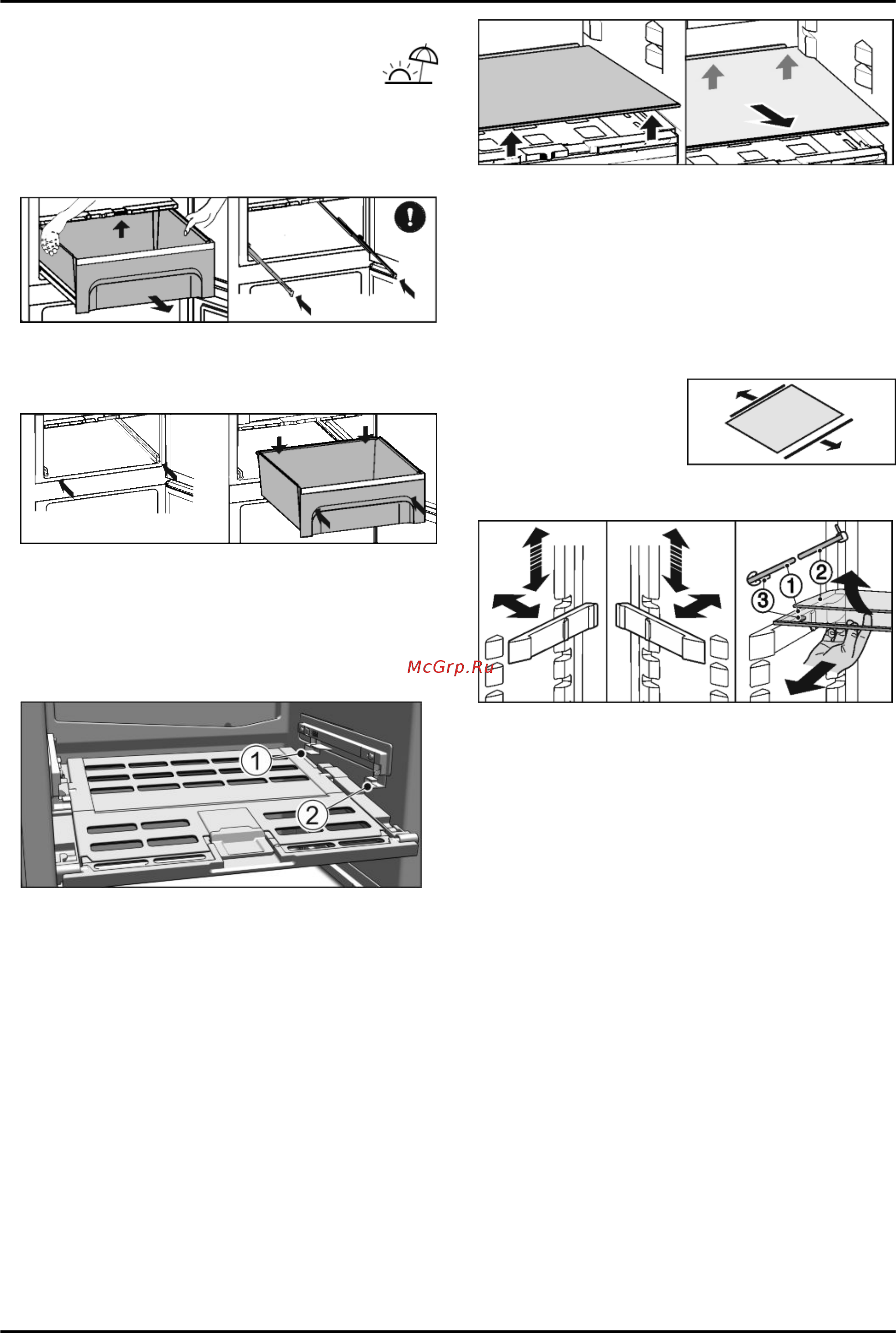 Liebherr SBNes 4285 [26/36] Выдвижные ящики с демпфером