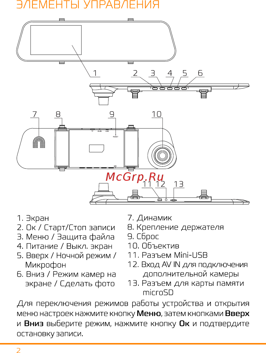 Carcam Z6 [3/8] Страница 4