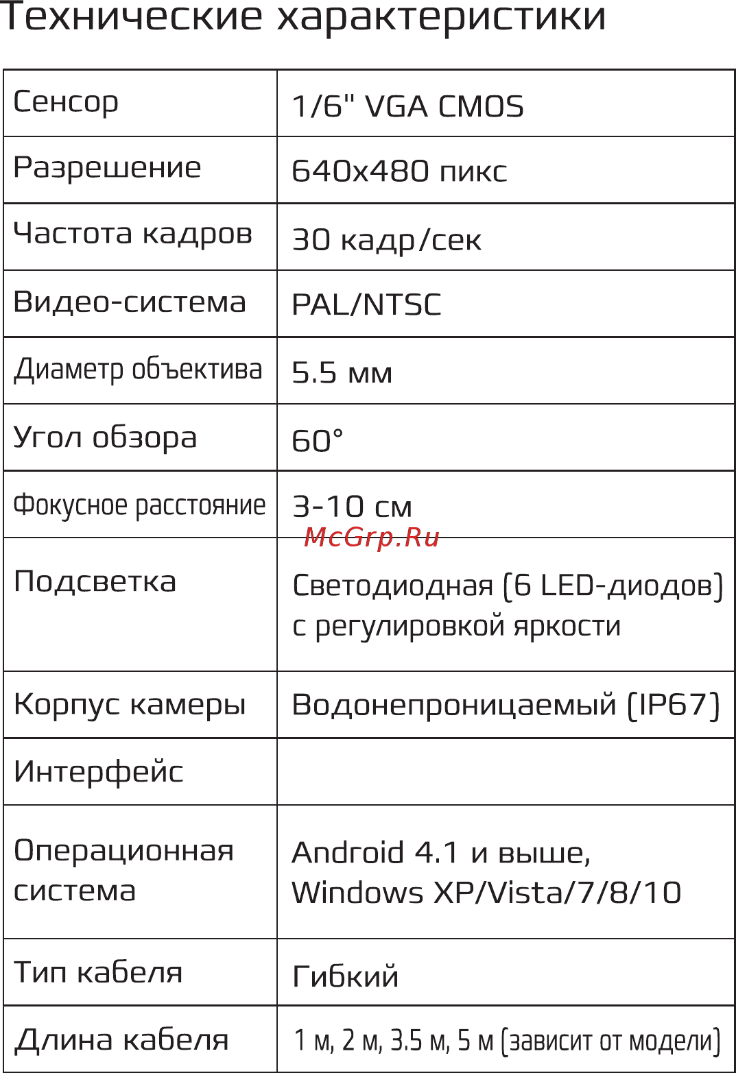 Carcam Endo-01M [6/6] Страница 6