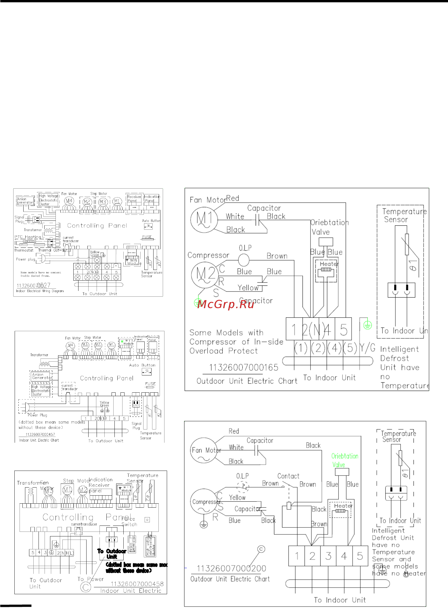 IGC RAS/RAC-09AX Электрические схемы онлайн
