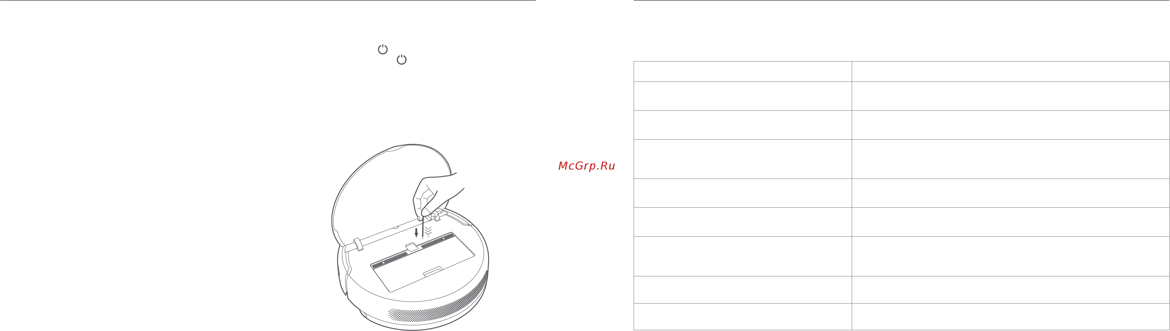Mi Robot Vacuum-Mop SKV4093GL [9/95] Troubleshooting