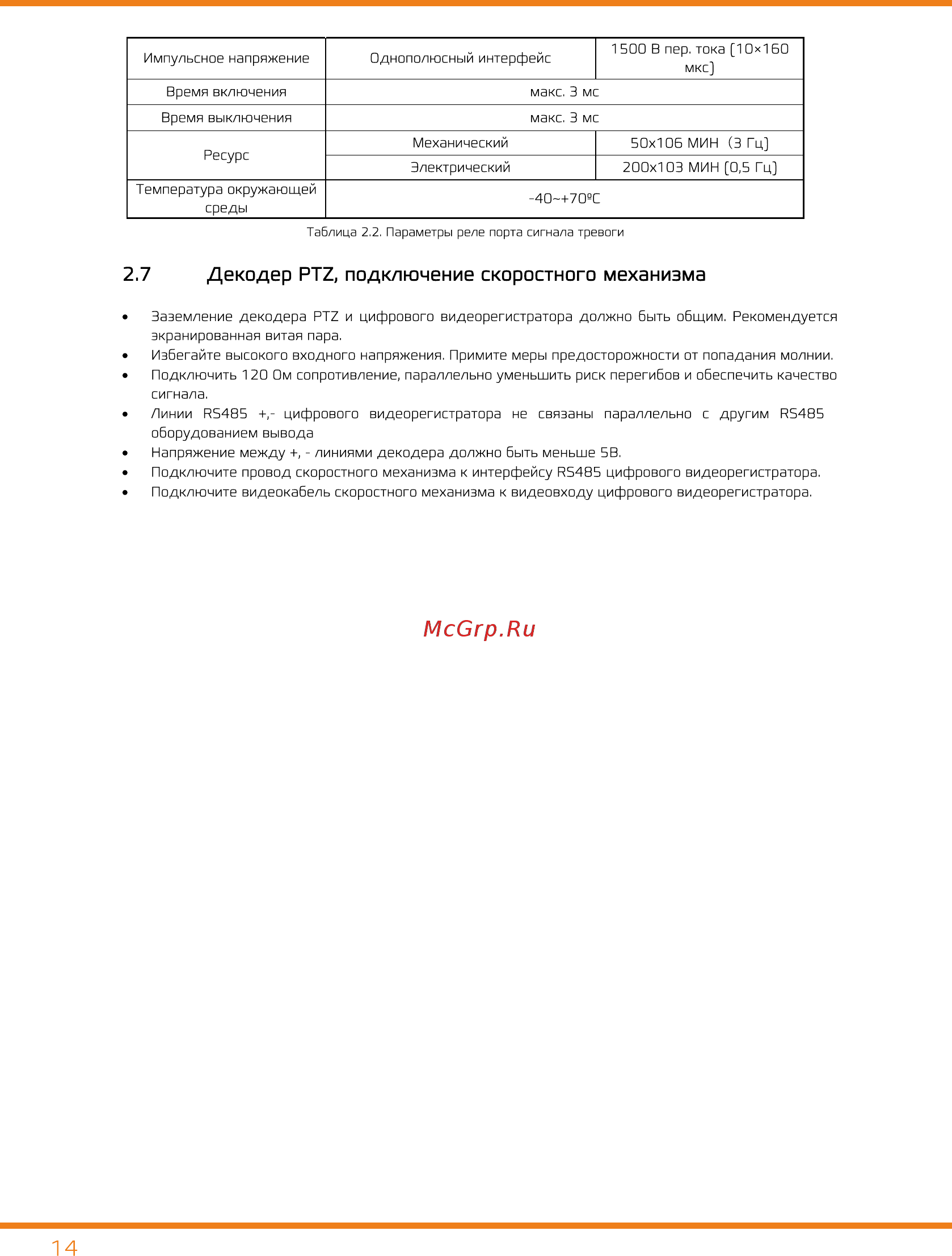 Carcam AHD1904 [14/63] Декодер рт2 подключение скоростного механизма