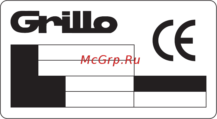 Grillo BEEFLY 700 SR [34/79] Identification et assistance