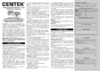 Centek CT-1509 Black Инструкция по эксплуатации