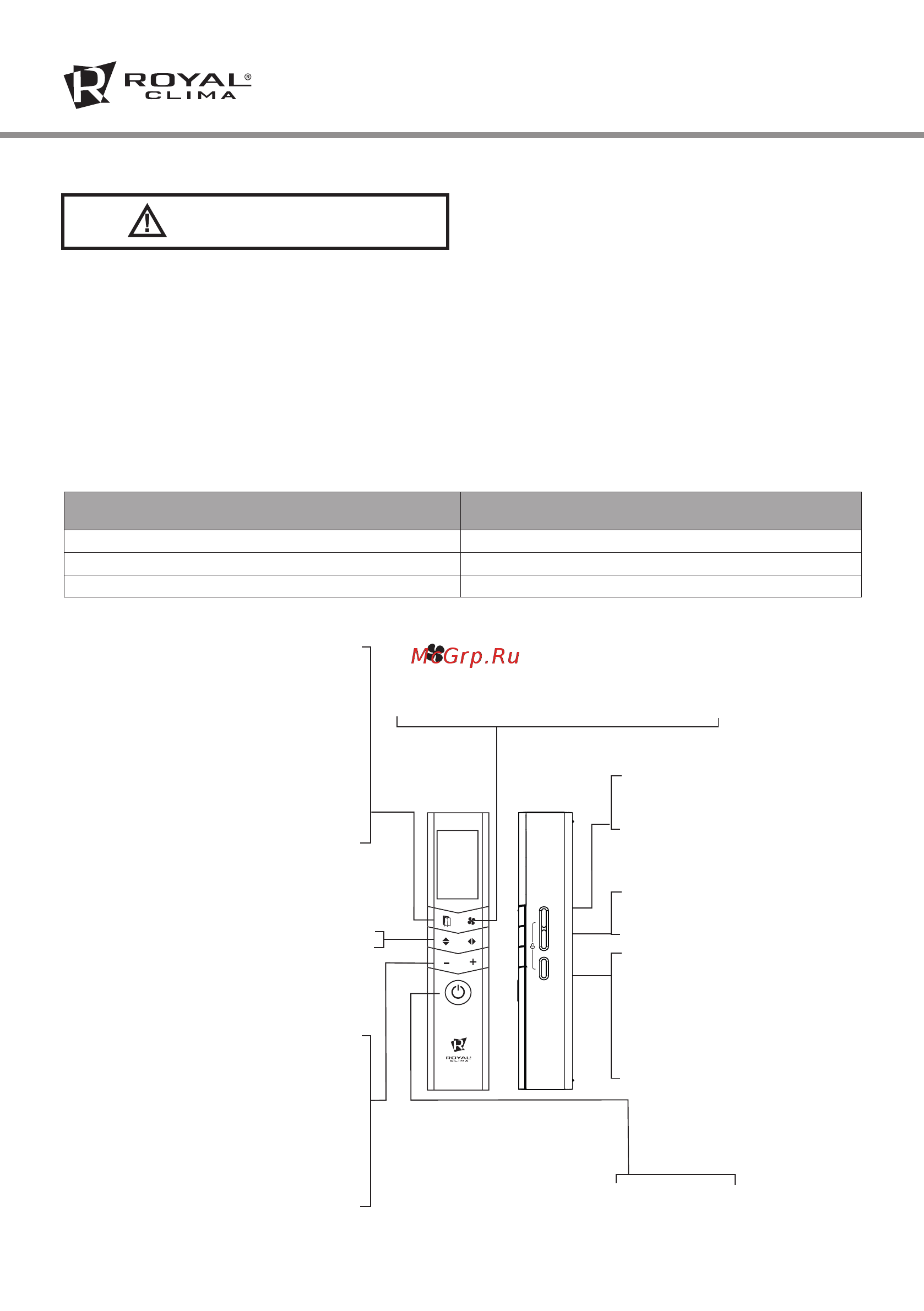 Royal Clima RCI-T38HN [6/24] Пульт дистанционного управления