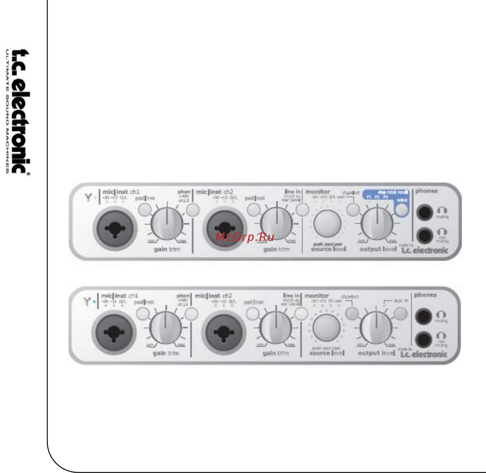 Tc Electronic Konnekt 8 Руководство пользователя онлайн