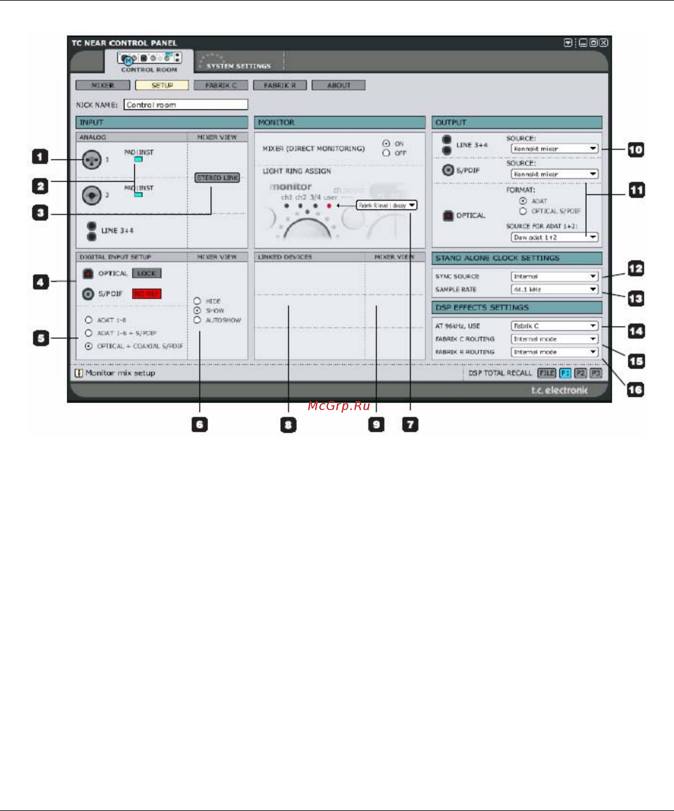 Tc Electronic Konnekt 8 [27/64] Страница setup