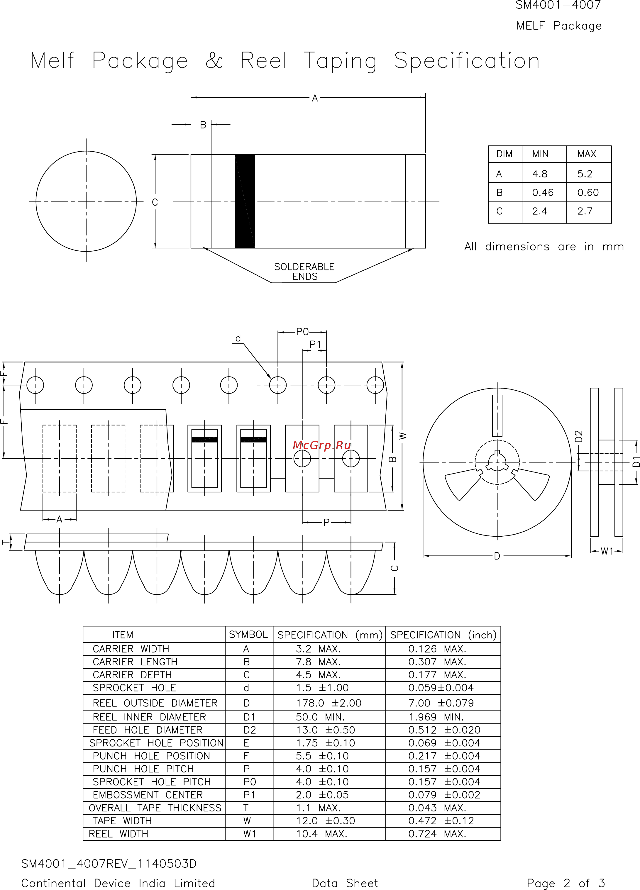 CDIL SM4007-CDI Инструкция по эксплуатации онлайн [2/3] 521278