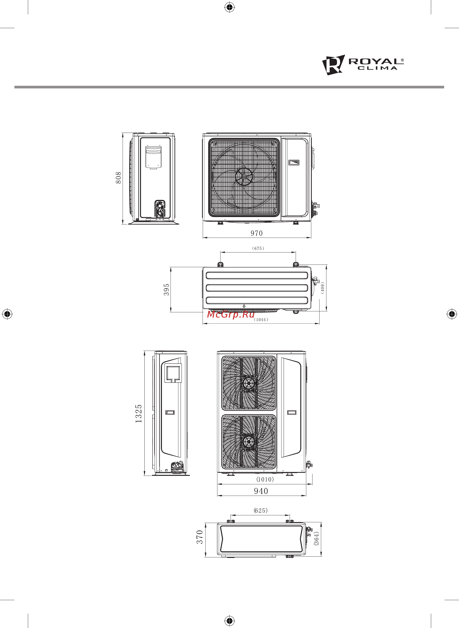 Royal Clima CO-4C 36HNI /CO-4C/pan 8D2/CO-E 36HNI Инструкция по эксплуатации онлайн [15/24] 521327