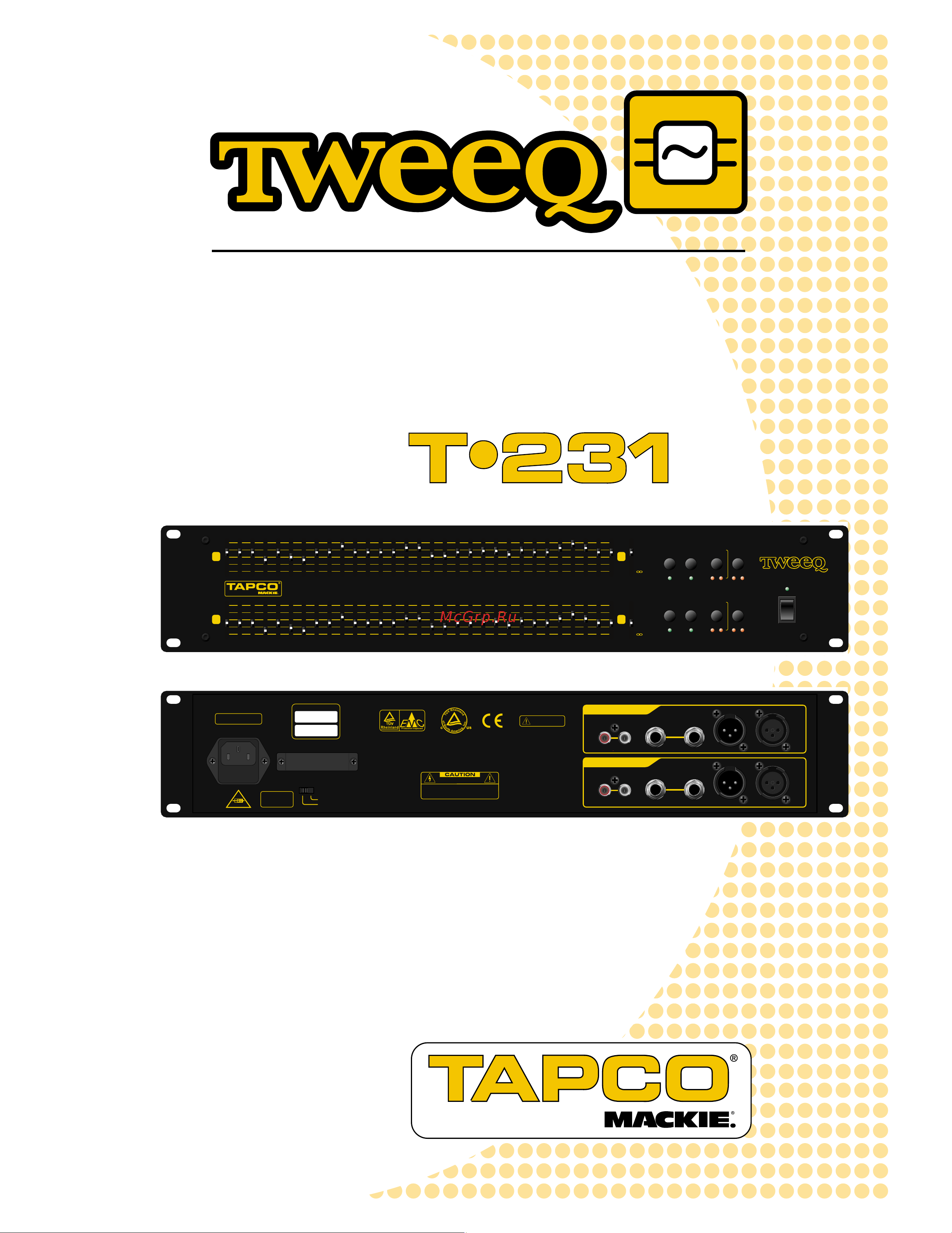 Tapco Т-231 Инструкция по эксплуатации онлайн