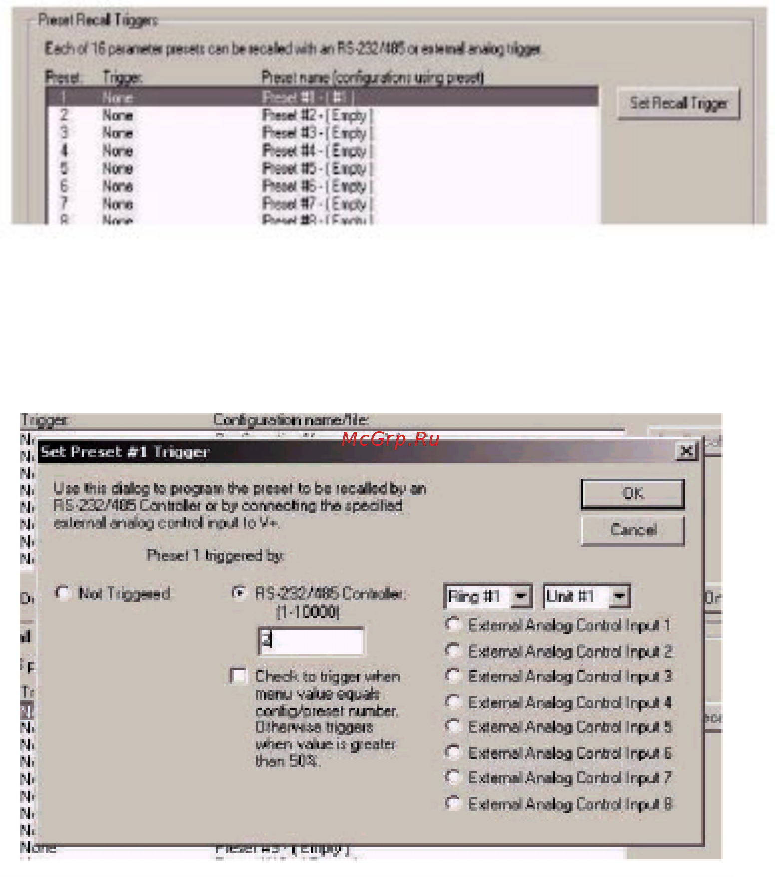 Symetrix SymNet ARC-2 [61/134] Протокол управления symnet rs 232 rs 485