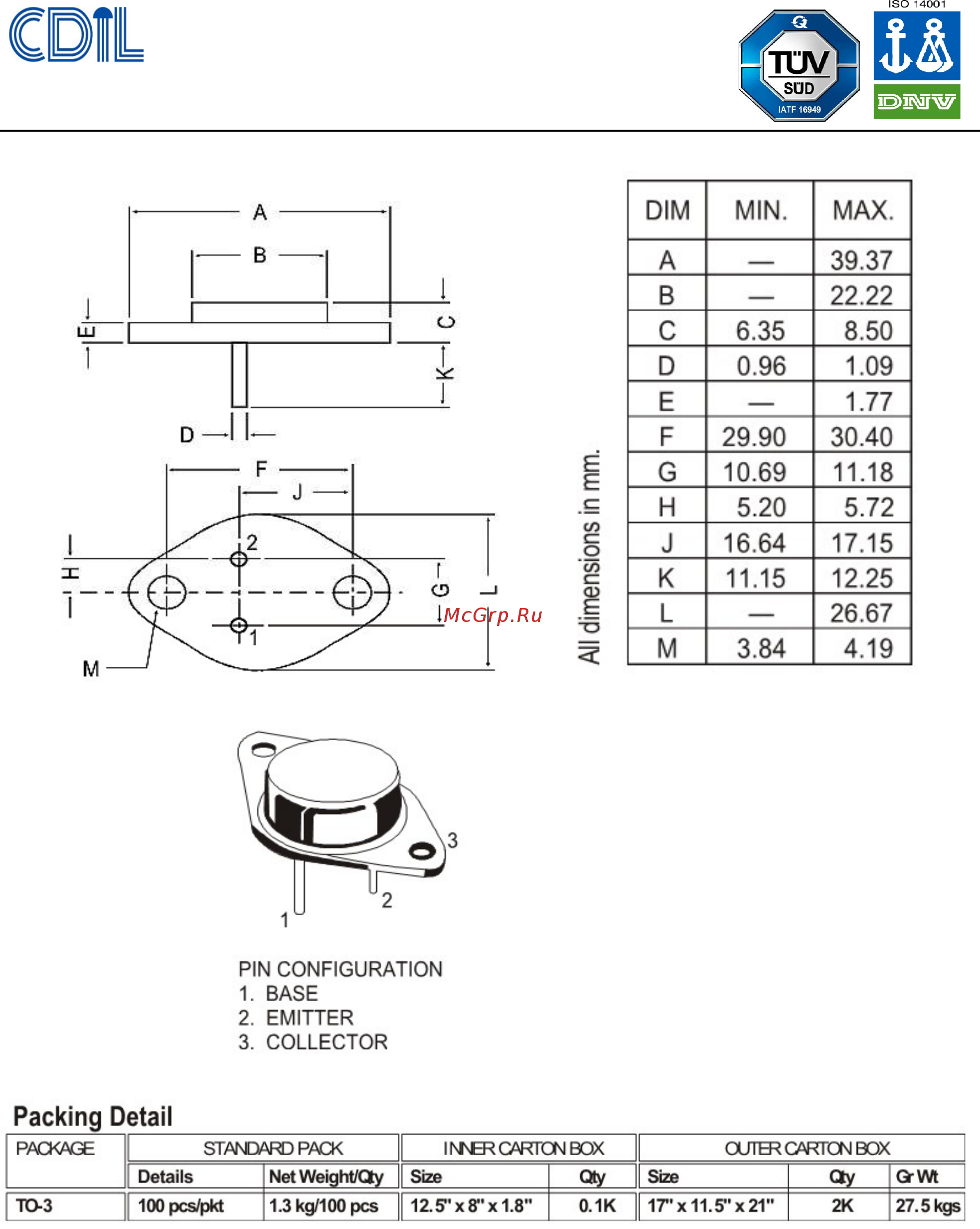 CDIL BUY69A-CDI [3/5] Continental device india pvt limited