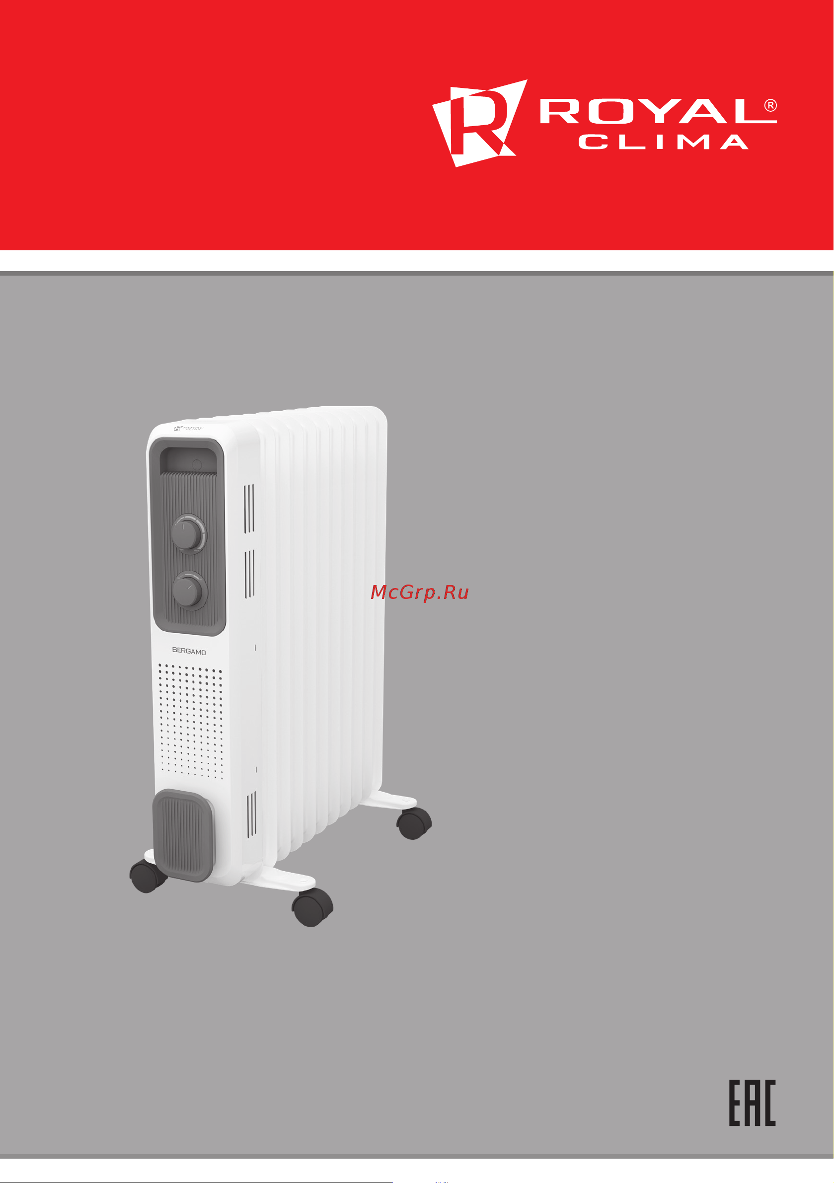 Royal Clima ROR-B7-1500M Инструкция онлайн