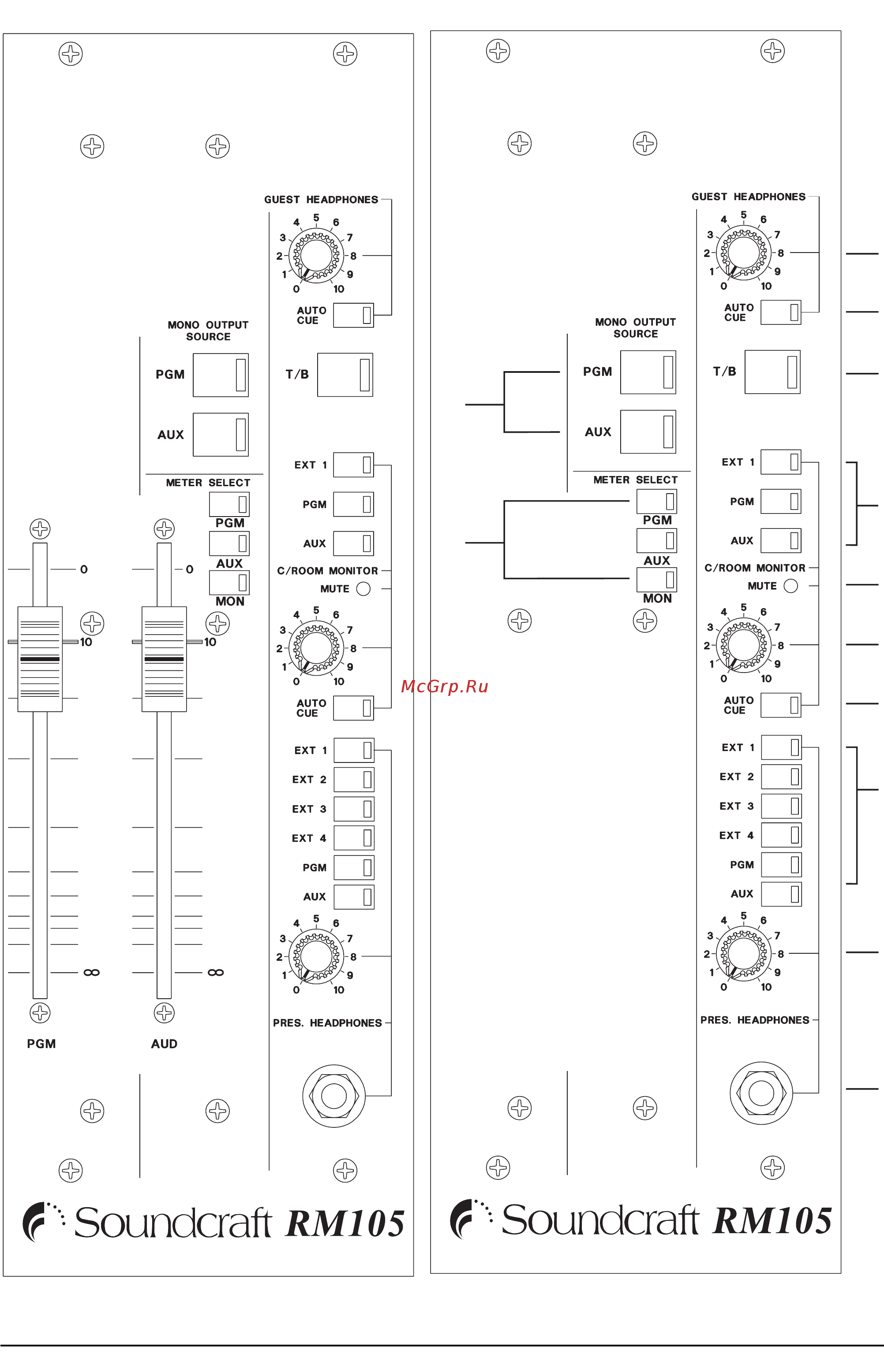 Soundcraft RM105 [7/13] Ç soundcraft rm105 ç soundcraft rm105