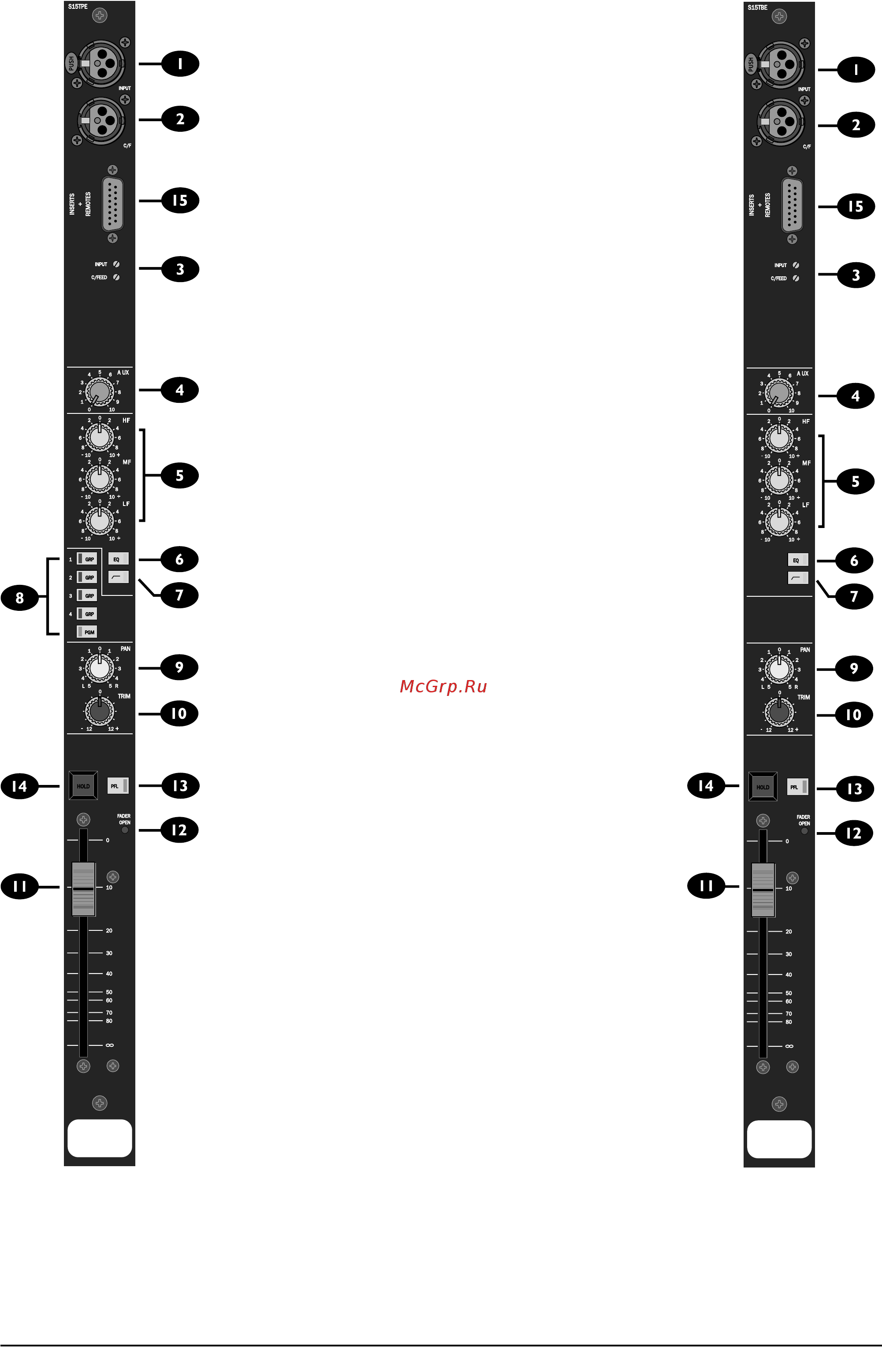 Soundcraft Series 15 [6/11] Soundcraft series 15 руководство пользователя