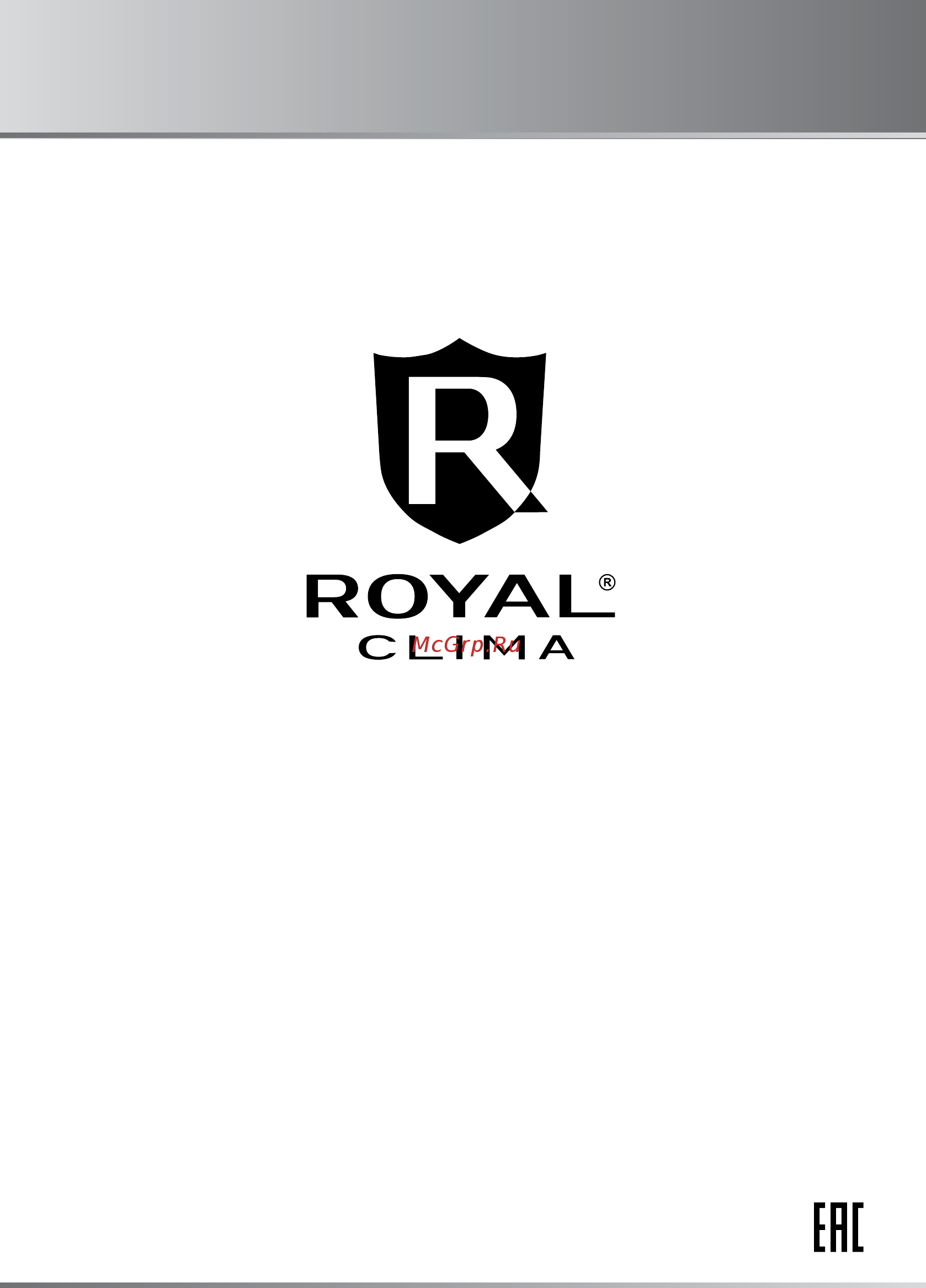 Royal Clima RC-V76HN Инструкция онлайн