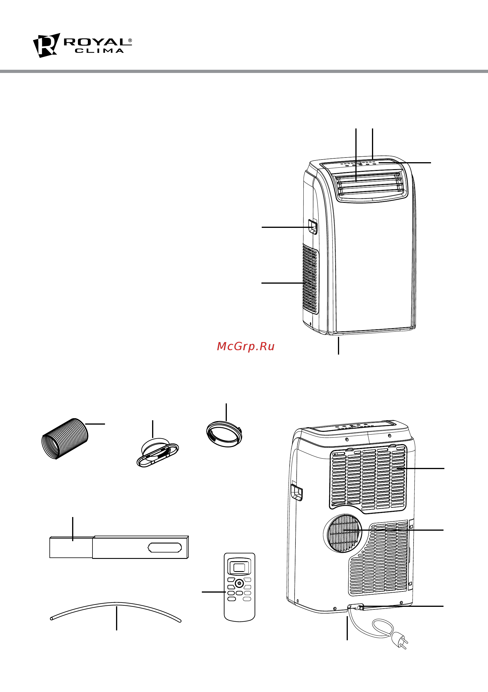 Royal Clima RM-FR40CN-E [4/16] Устройство кондиционера