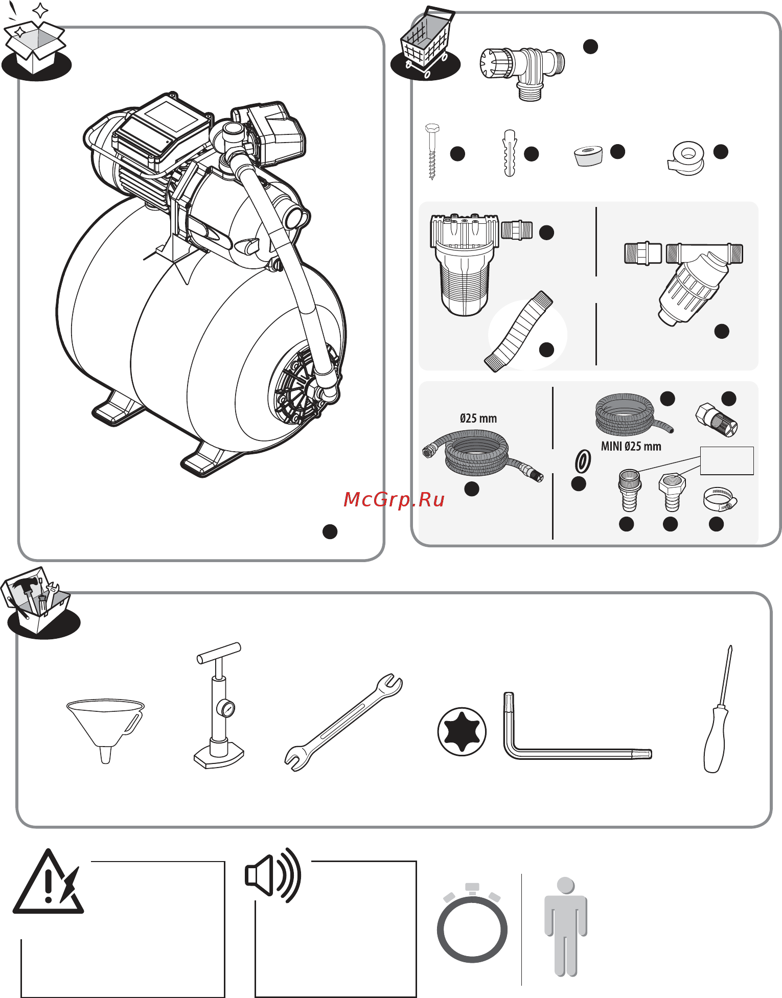 Sterwins 1100 BP50L-4 [20/32] W 220v
