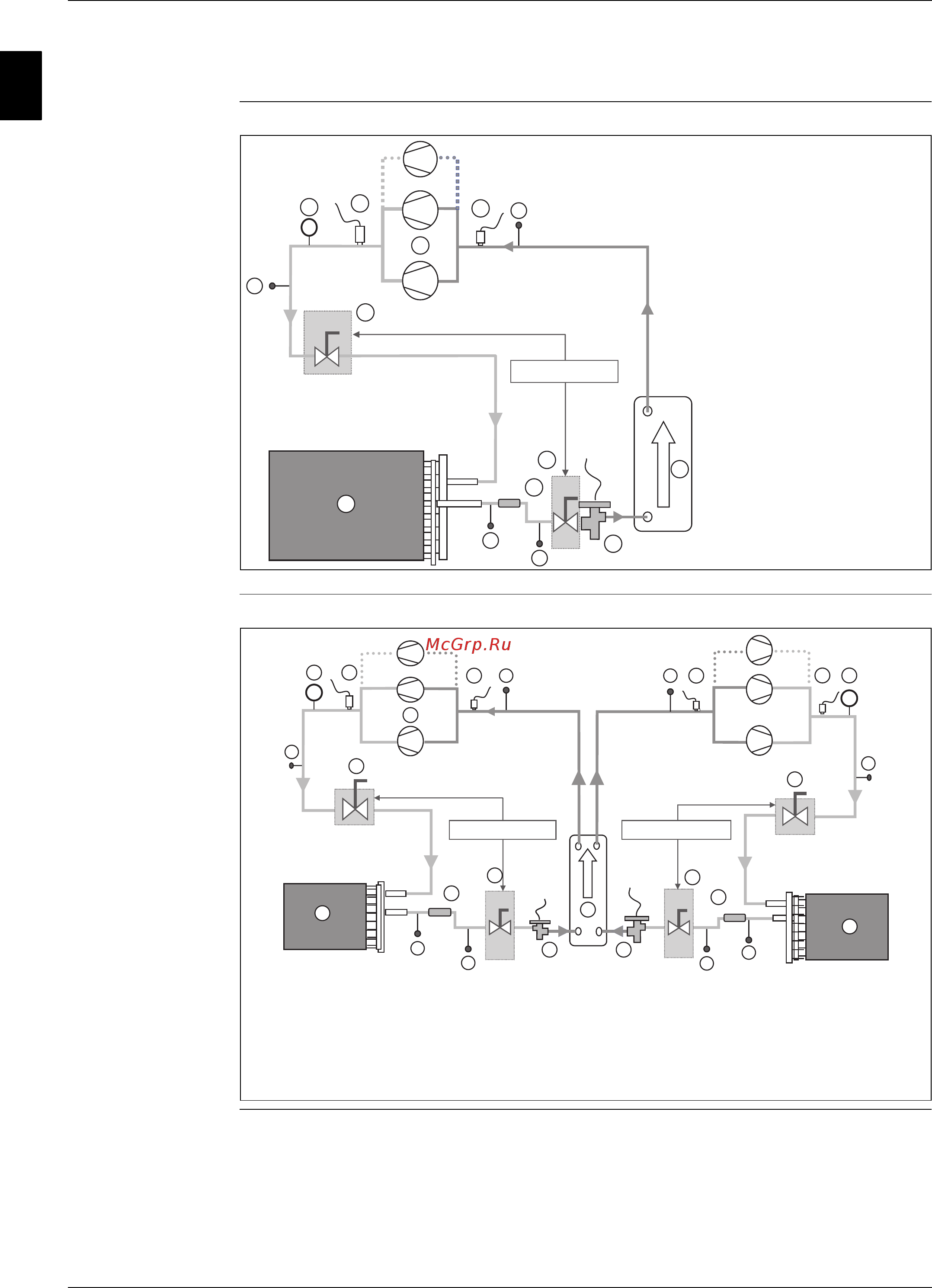 Daikin EUWYB045BZY [49/216] Схемы трубопроводов euwa 030 095bzy