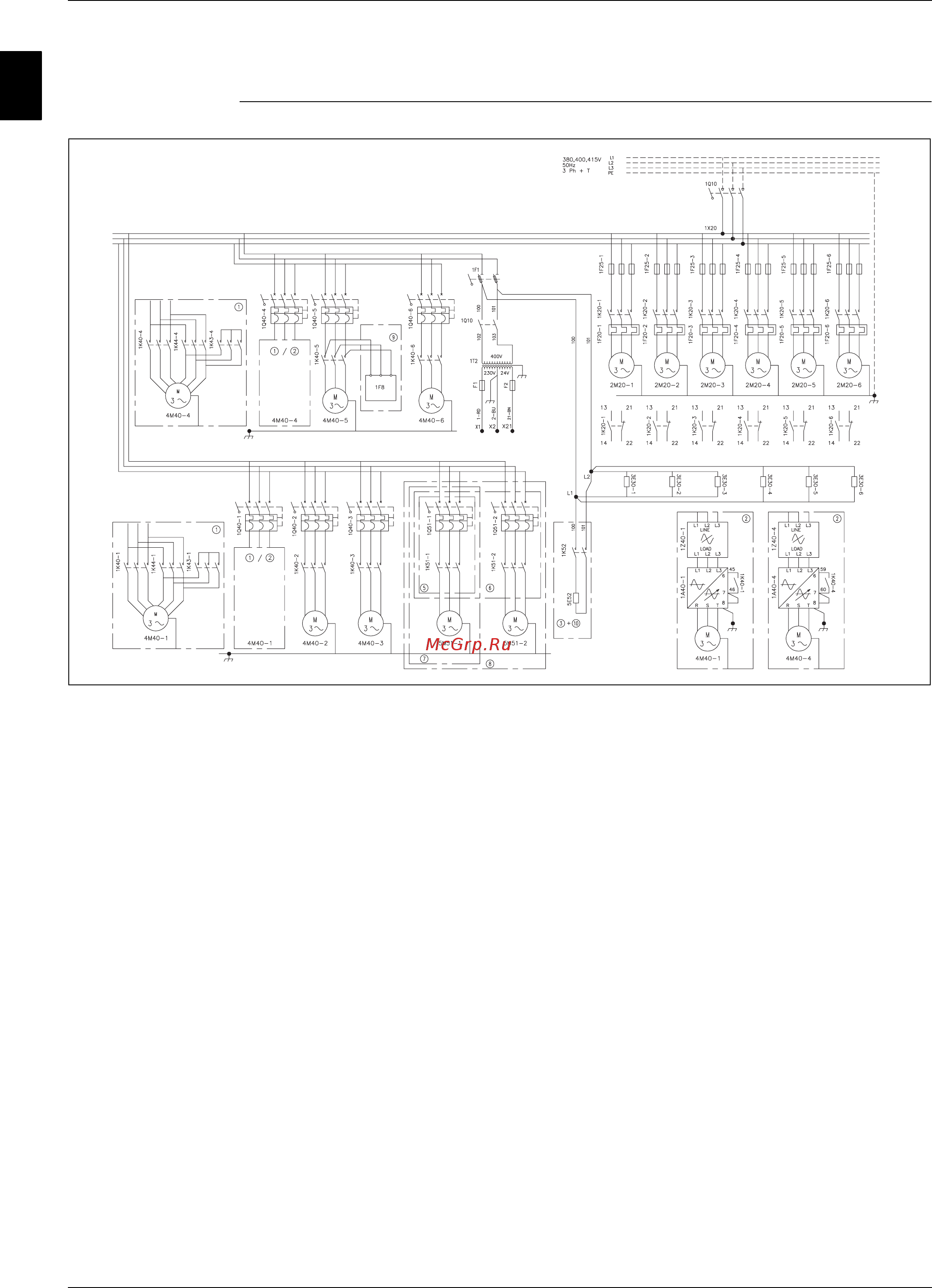 Daikin EUWAP049BZY [67/216] Монтажнаш схема euwa 070 080 090bzy