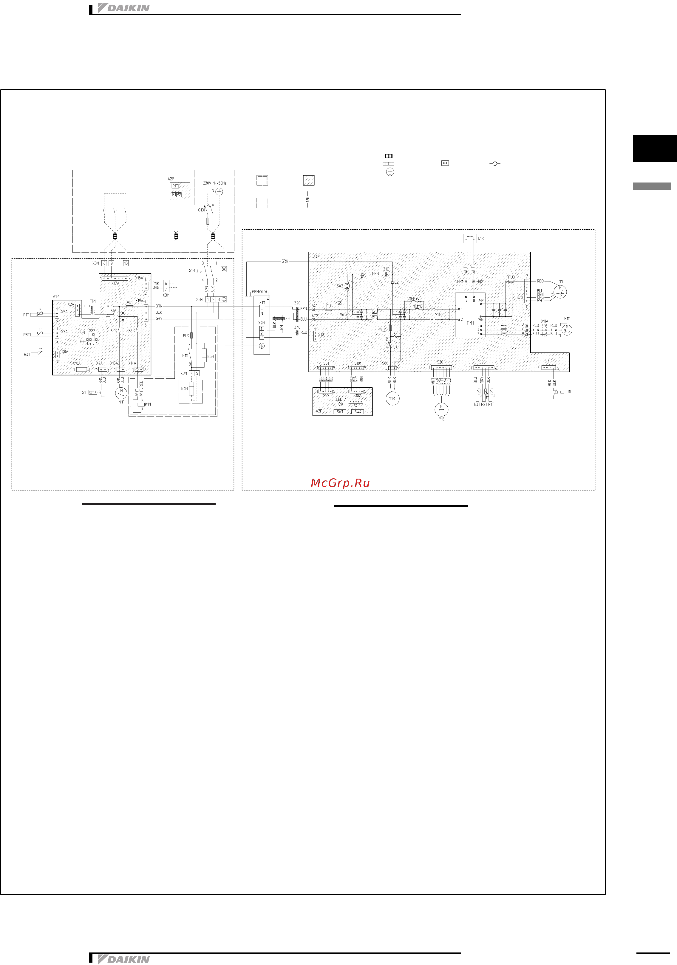 Daikin EWYQ007ACV3P [10/15] Wiring diagram