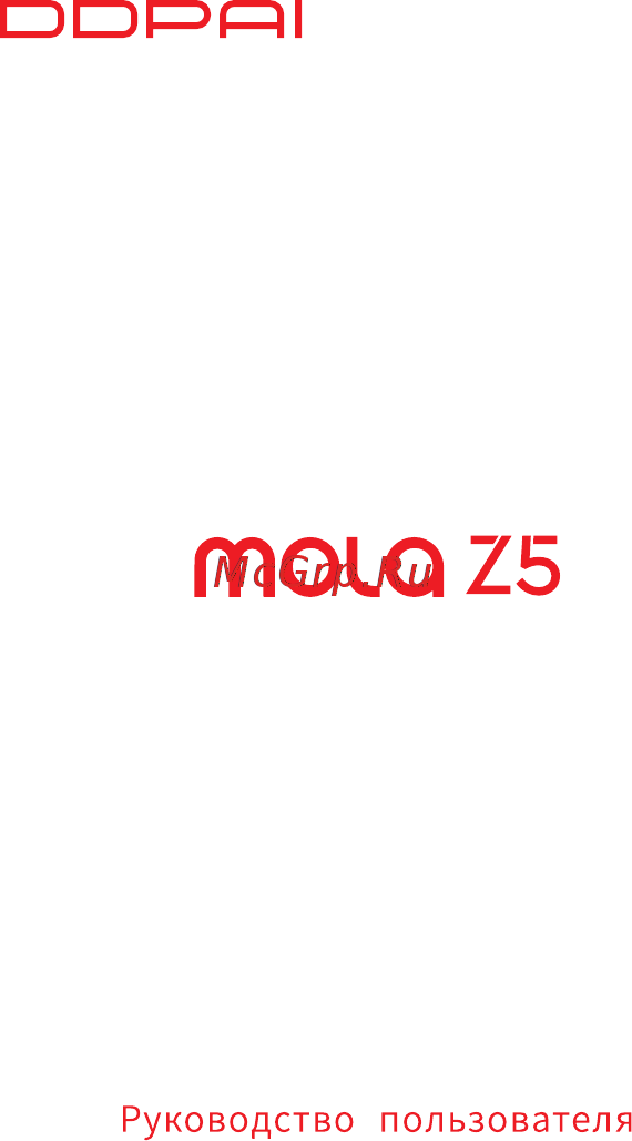 DDPai MOLA Z5 Инструкция по эксплуатации онлайн