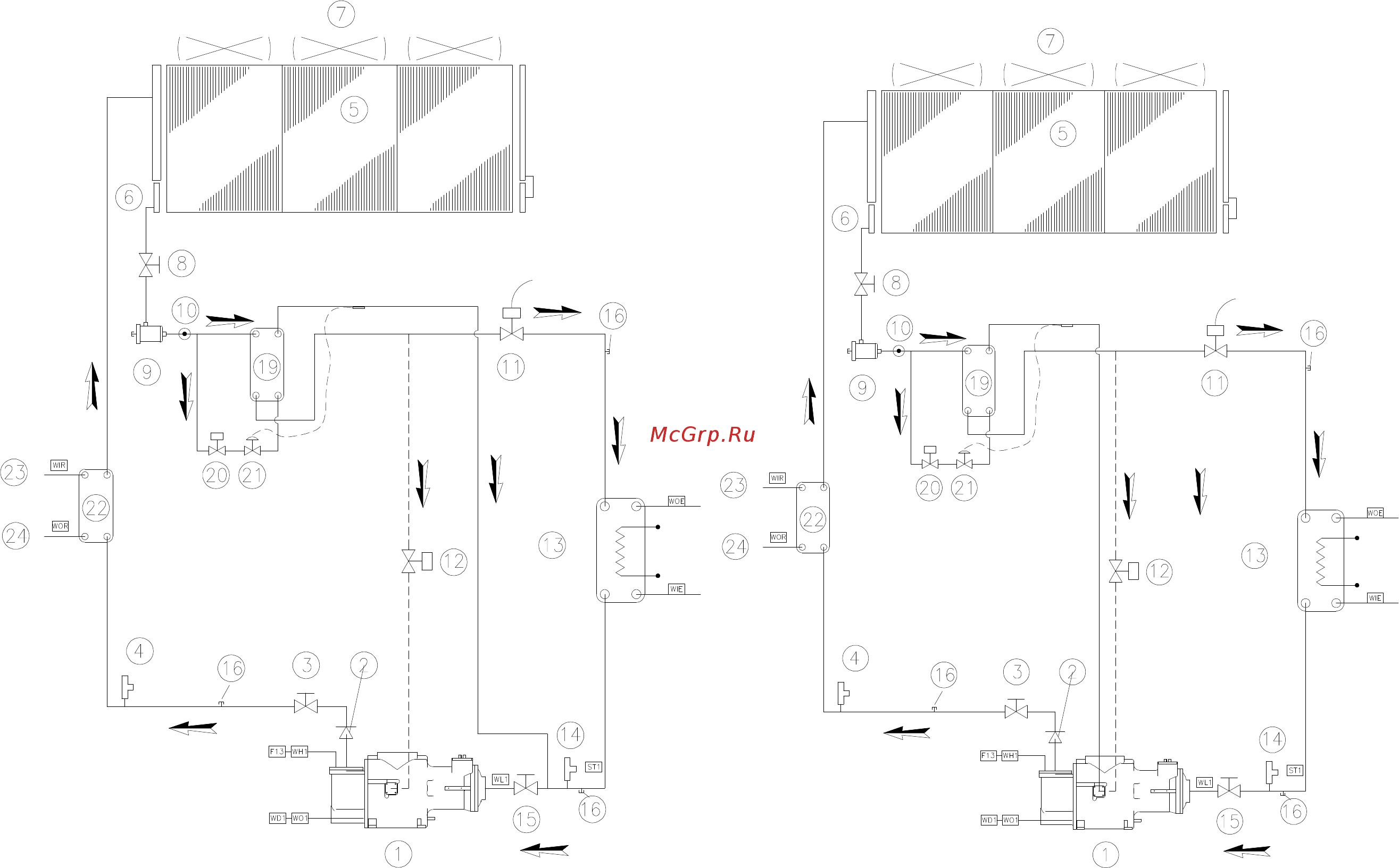 Daikin EWAD590D-HS Инструкция по монтажу онлайн [8/19] 523996