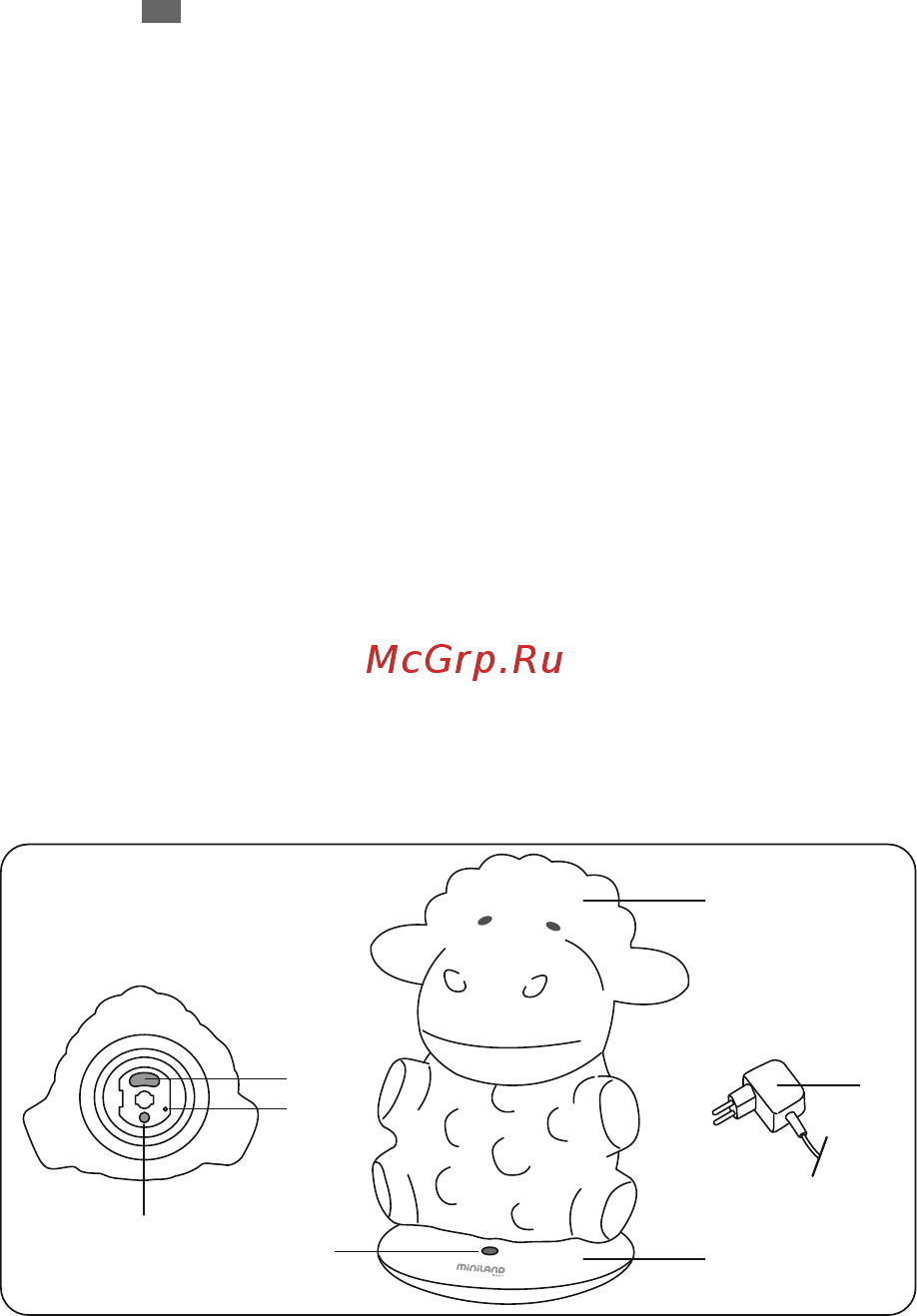 Miniland NIGHT SHEEP Инструкция онлайн [4/36] 523975