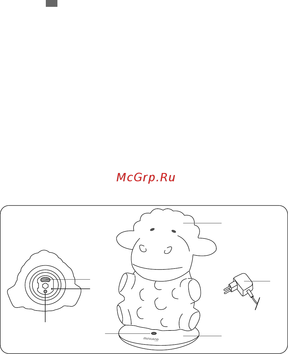 Miniland NIGHT SHEEP Инструкция онлайн [8/36] 523975