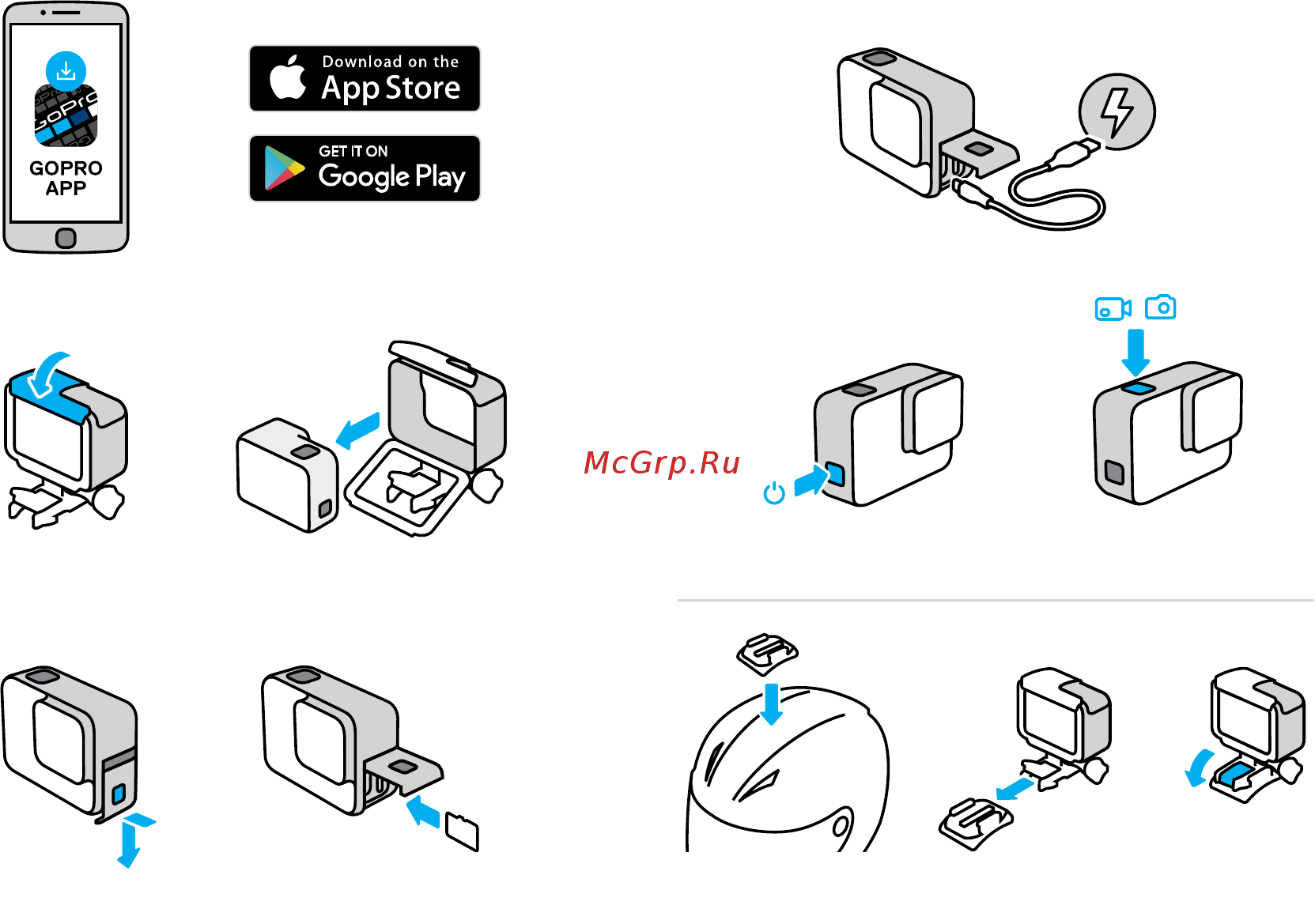 Gopro HERO7 Silver Edition Краткая инструкция онлайн [2/3] 523997