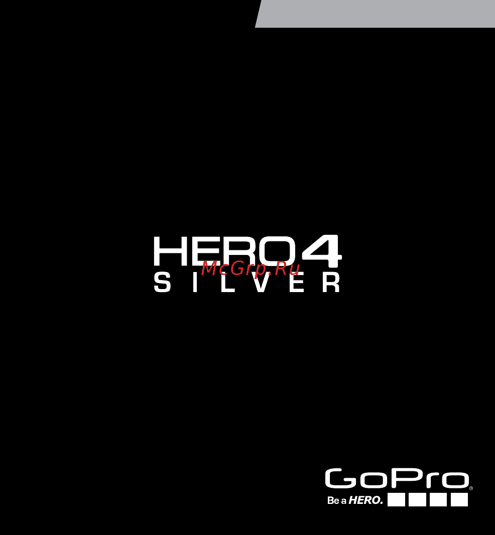 Gopro HERO4 Silver Руководство пользователя онлайн