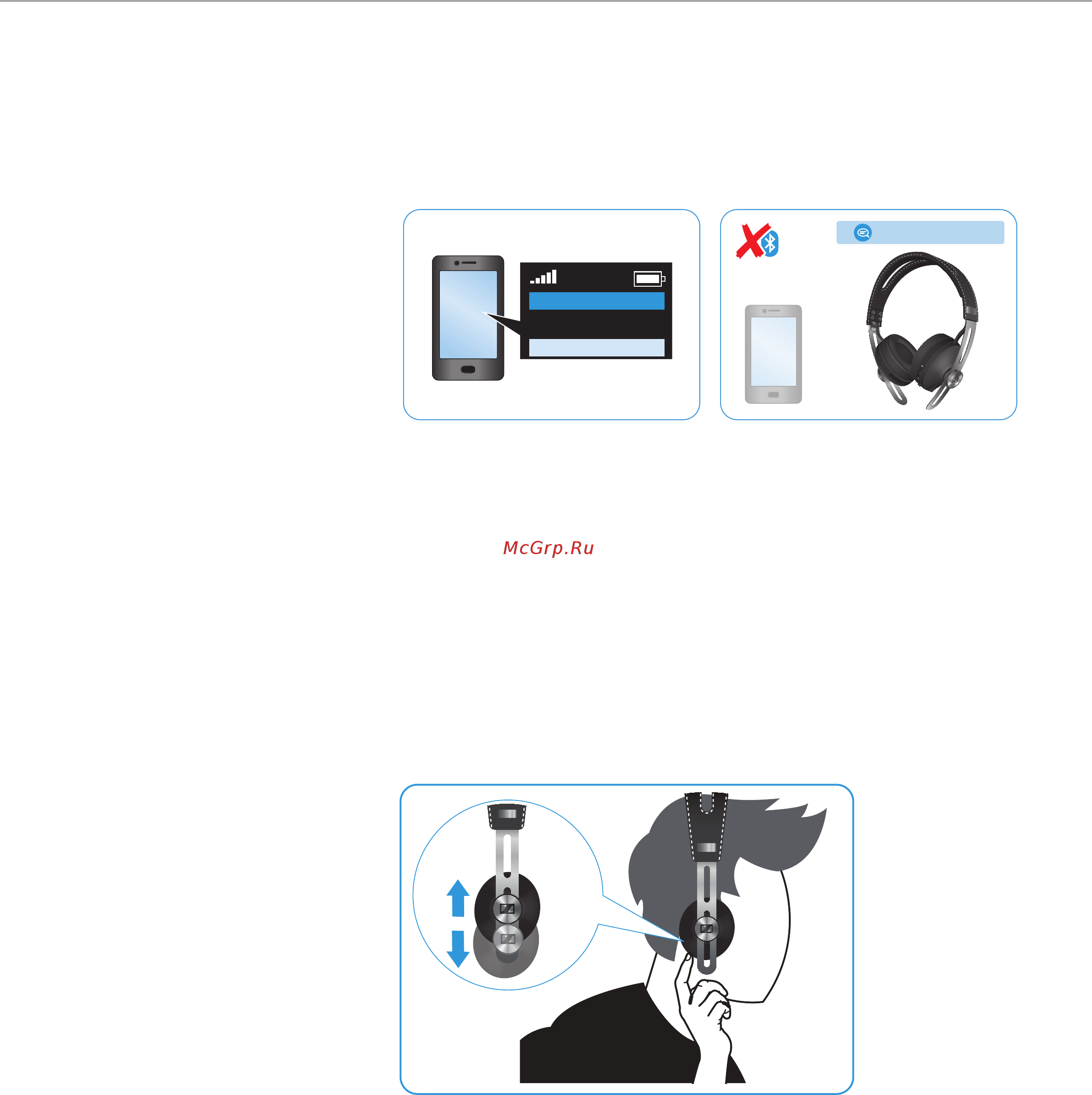 Sennheiser MOMENTUM On-Ear Wireless [18/35] Menu bluetooth on bluetooth of