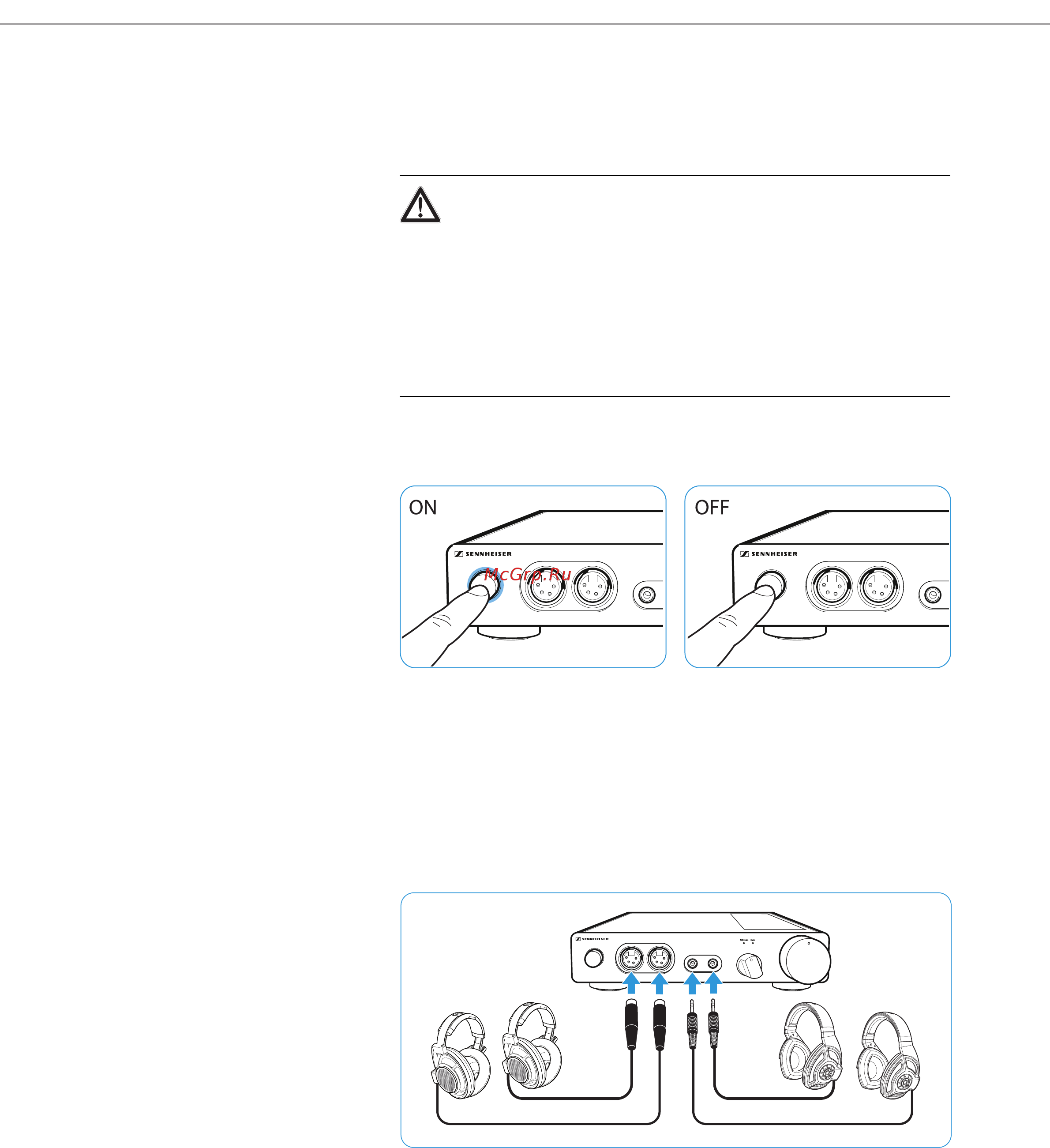 Sennheiser HDVA 600 [12/18] Управление hdva 600