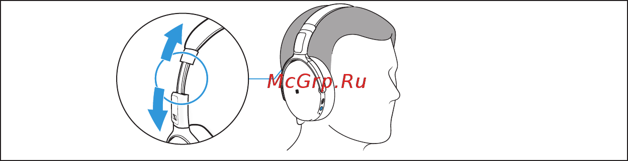 Sennheiser HD 450BT [10/34] Надевание наушников и регулировка оголовья