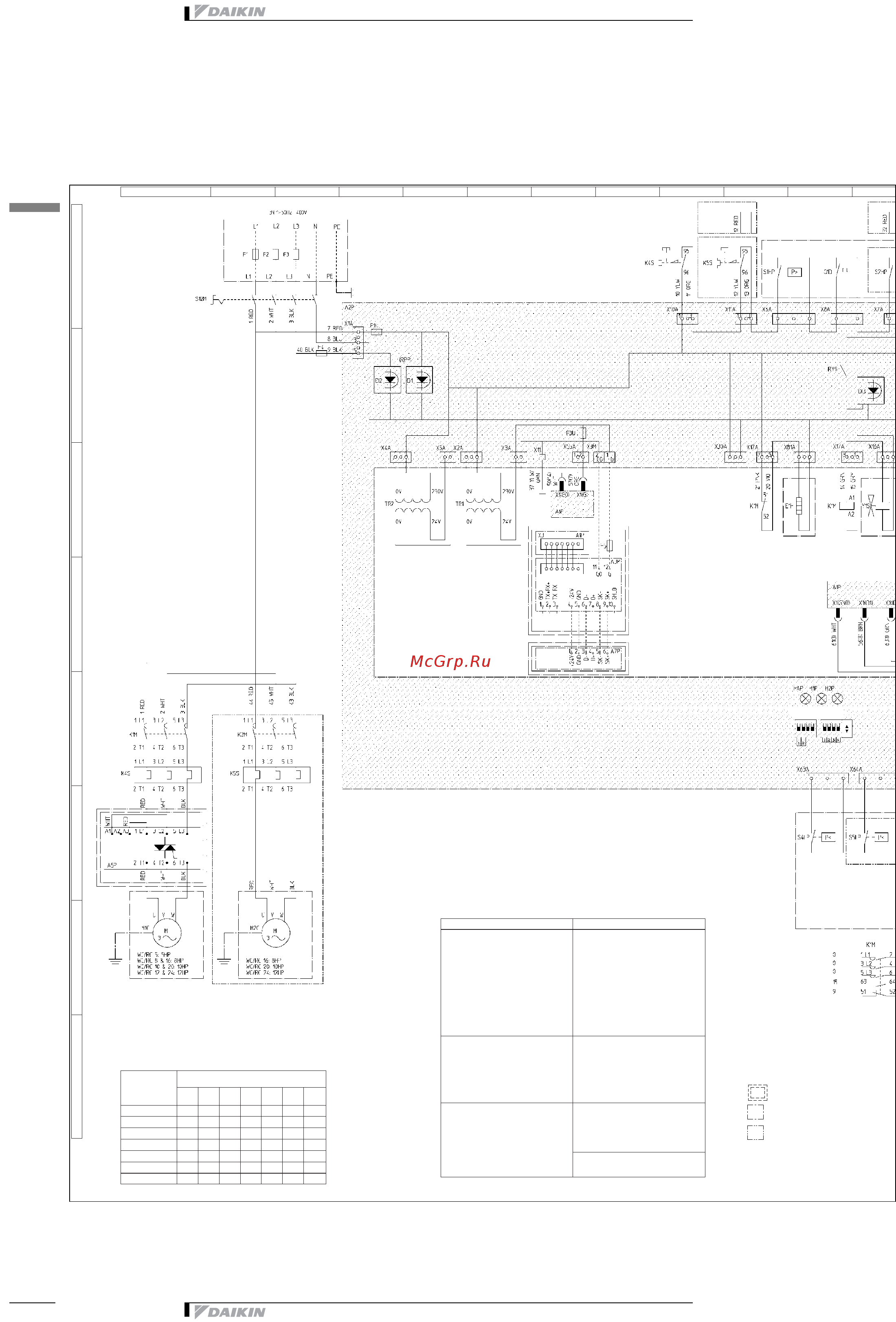 Daikin EUWL16KZW1 [20/24] Монтажная схема