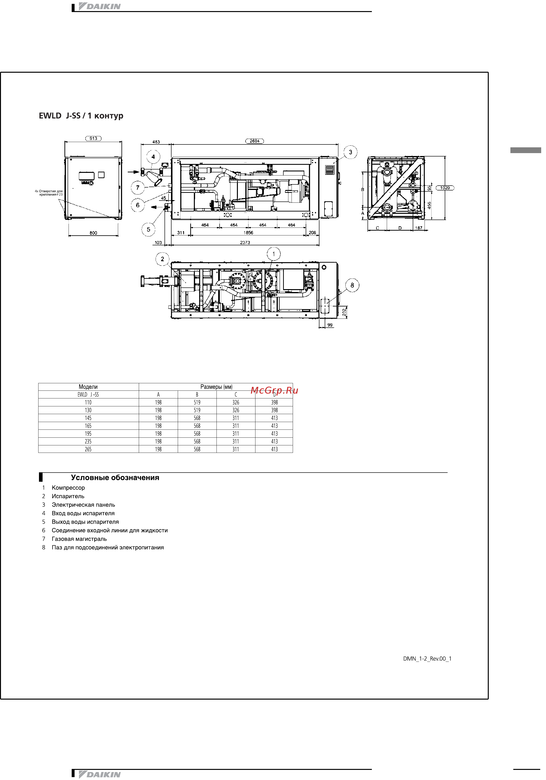 Daikin EWLD130J-SS [19/31] Ãàçìå²íûå å²òåæè