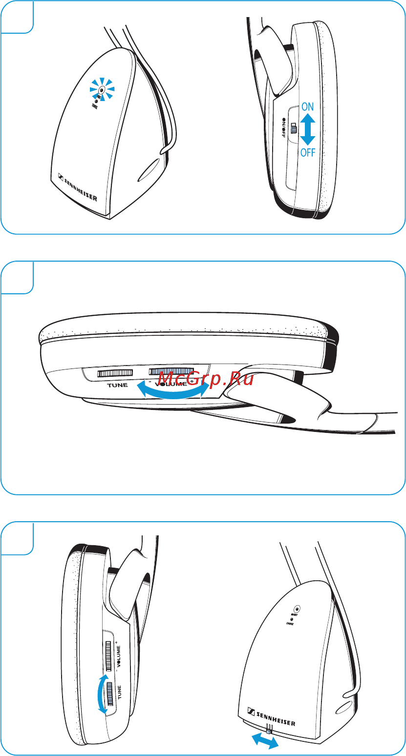 Sennheiser RS 120 II Инструкция онлайн [3/32] 524120